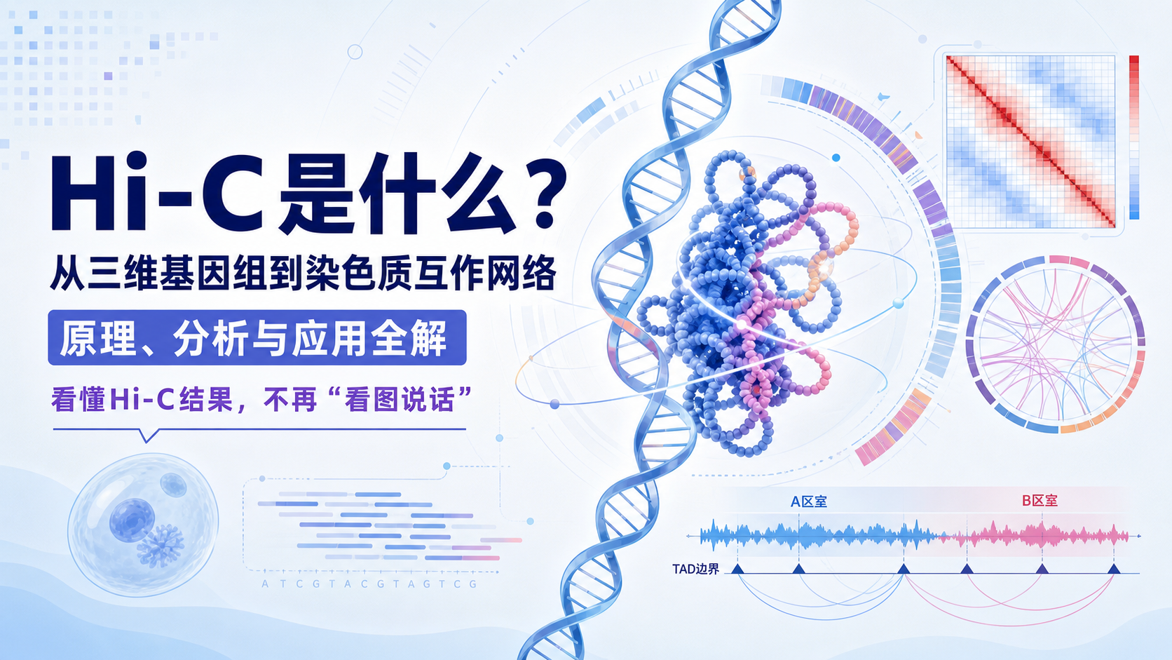 三维基因组学前沿：Hi-C技术解析染色质互作网络