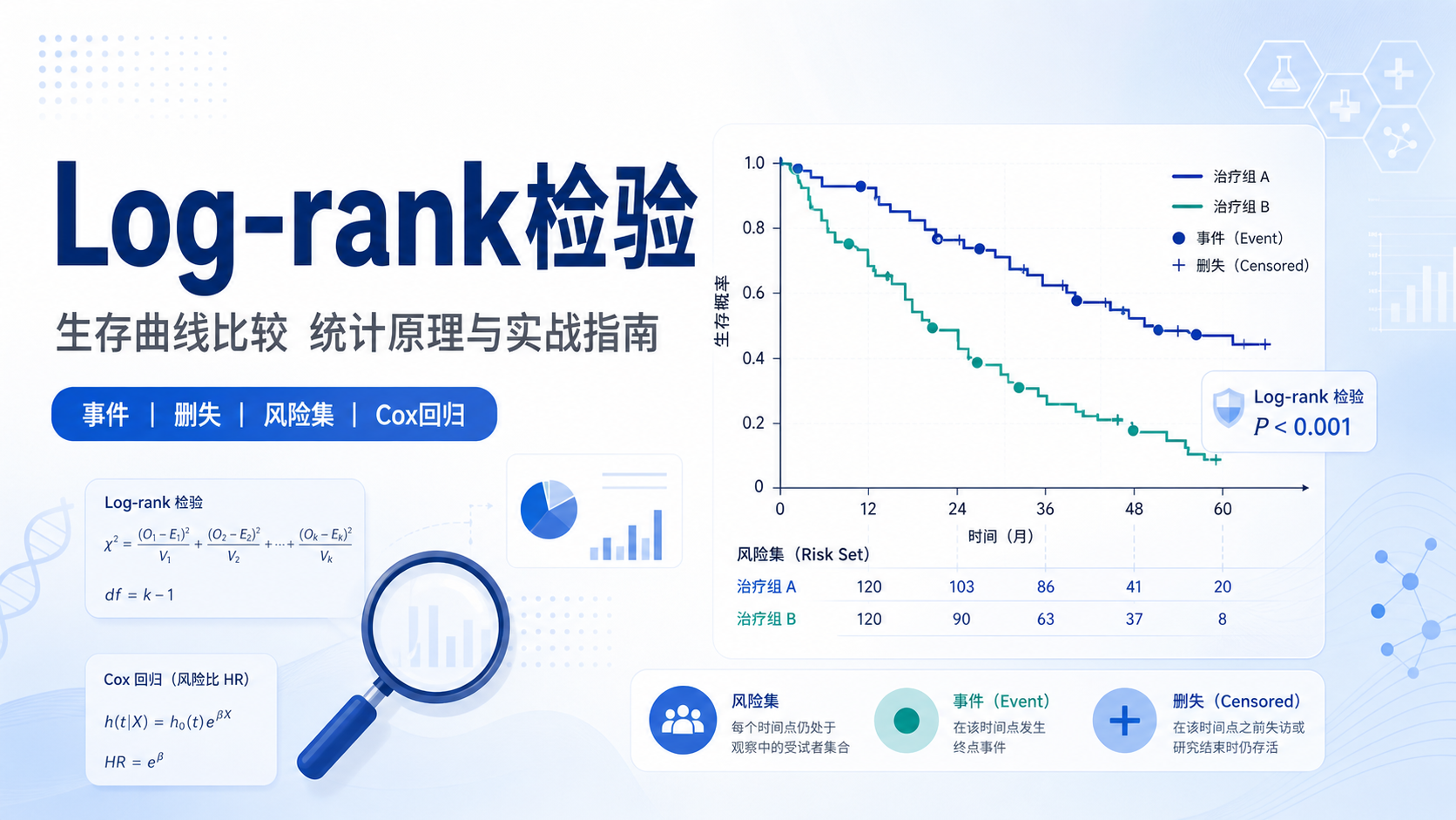 深度解读Log-rank检验：原理与实践指南