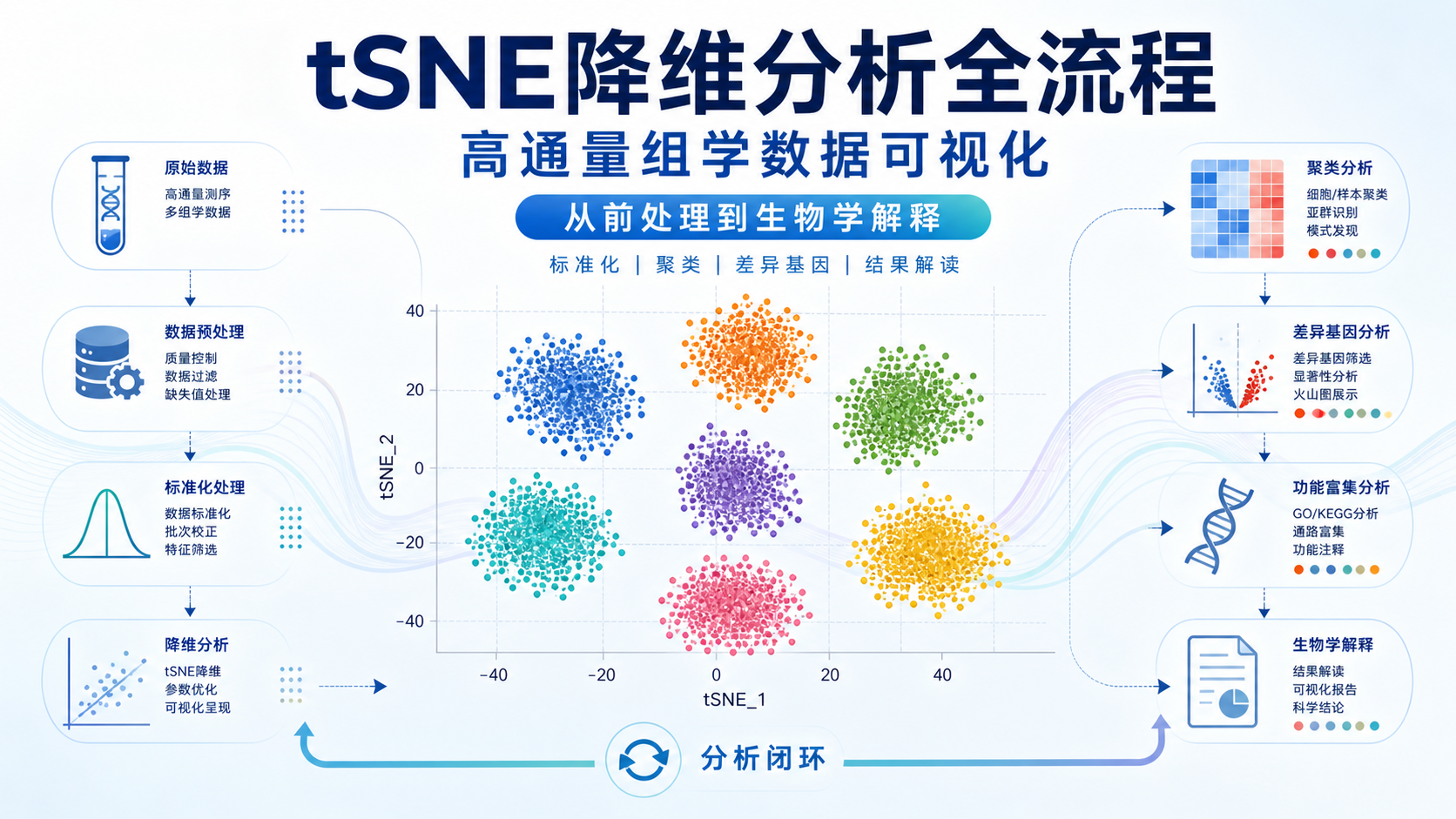 tSNE降维:揭示高通量组学数据背后隐藏的生物学意义