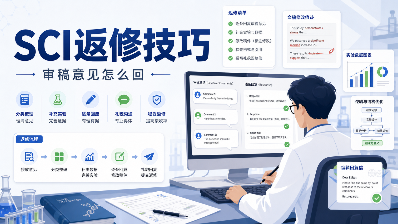 SCI返修技巧全流程:高效应对审稿意见
