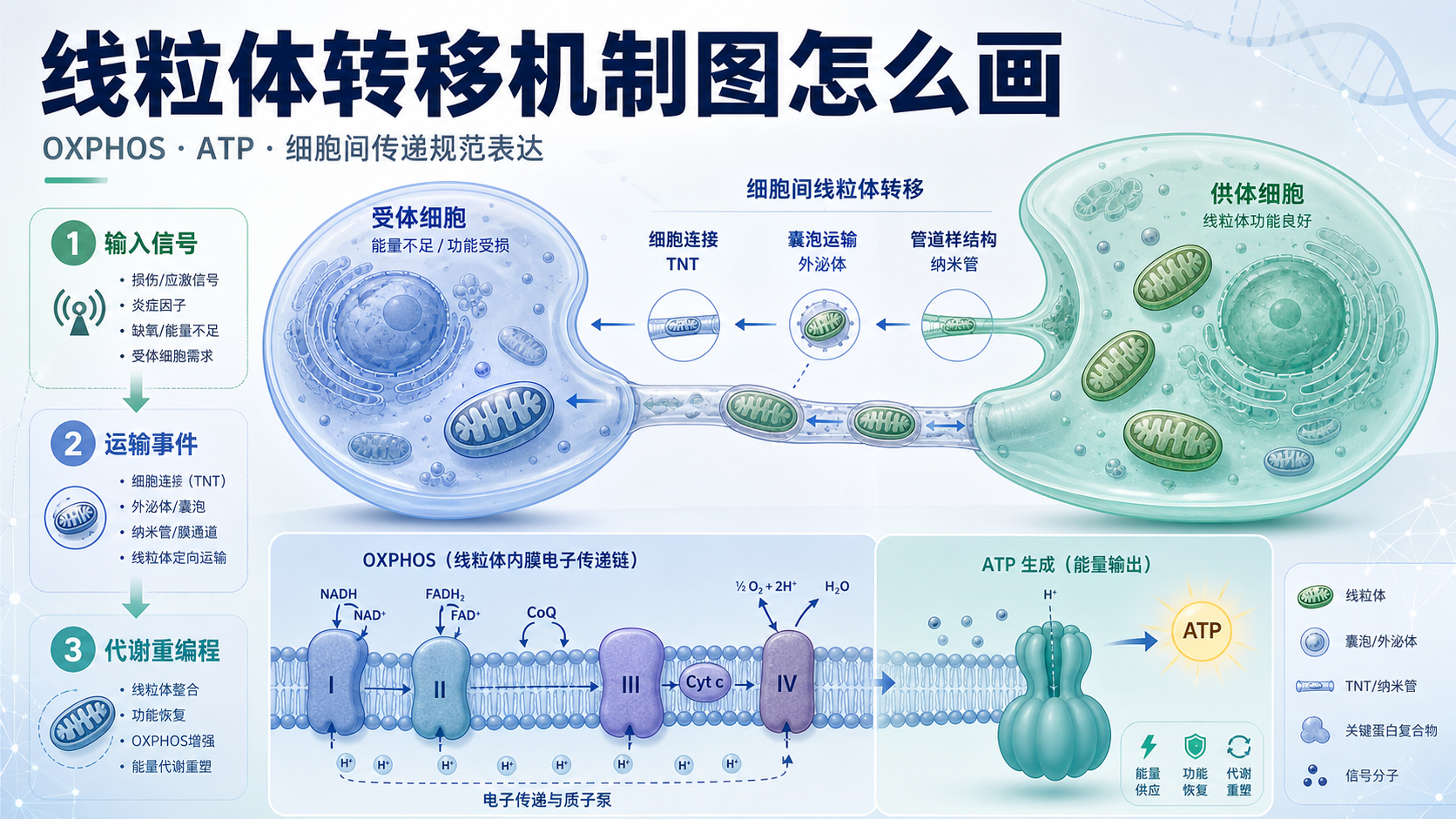 SCI通路图设计规范:线粒体转移与氧化磷酸化关联
