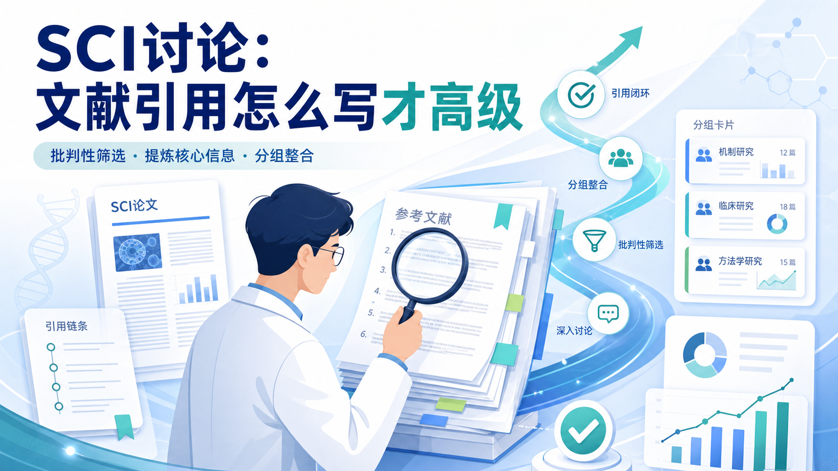 SCI讨论写作必杀技:文献引用三步提升严谨性