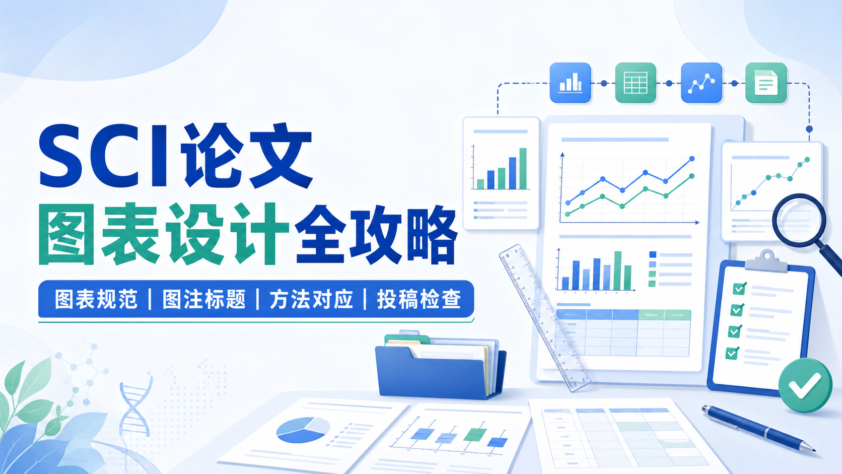 SCI论文图表设计：导师推荐的高效规范要点