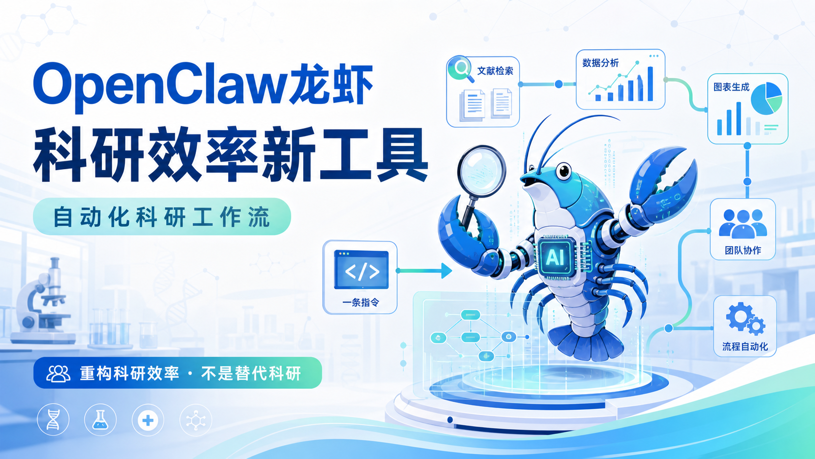 OpenClaw科研龙虾革命:从素虾到智能助手全面解析