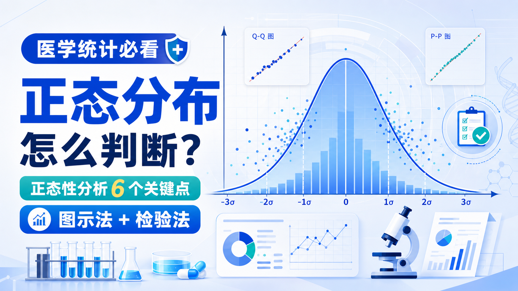 正态分布性质：医学统计必懂的6大特征