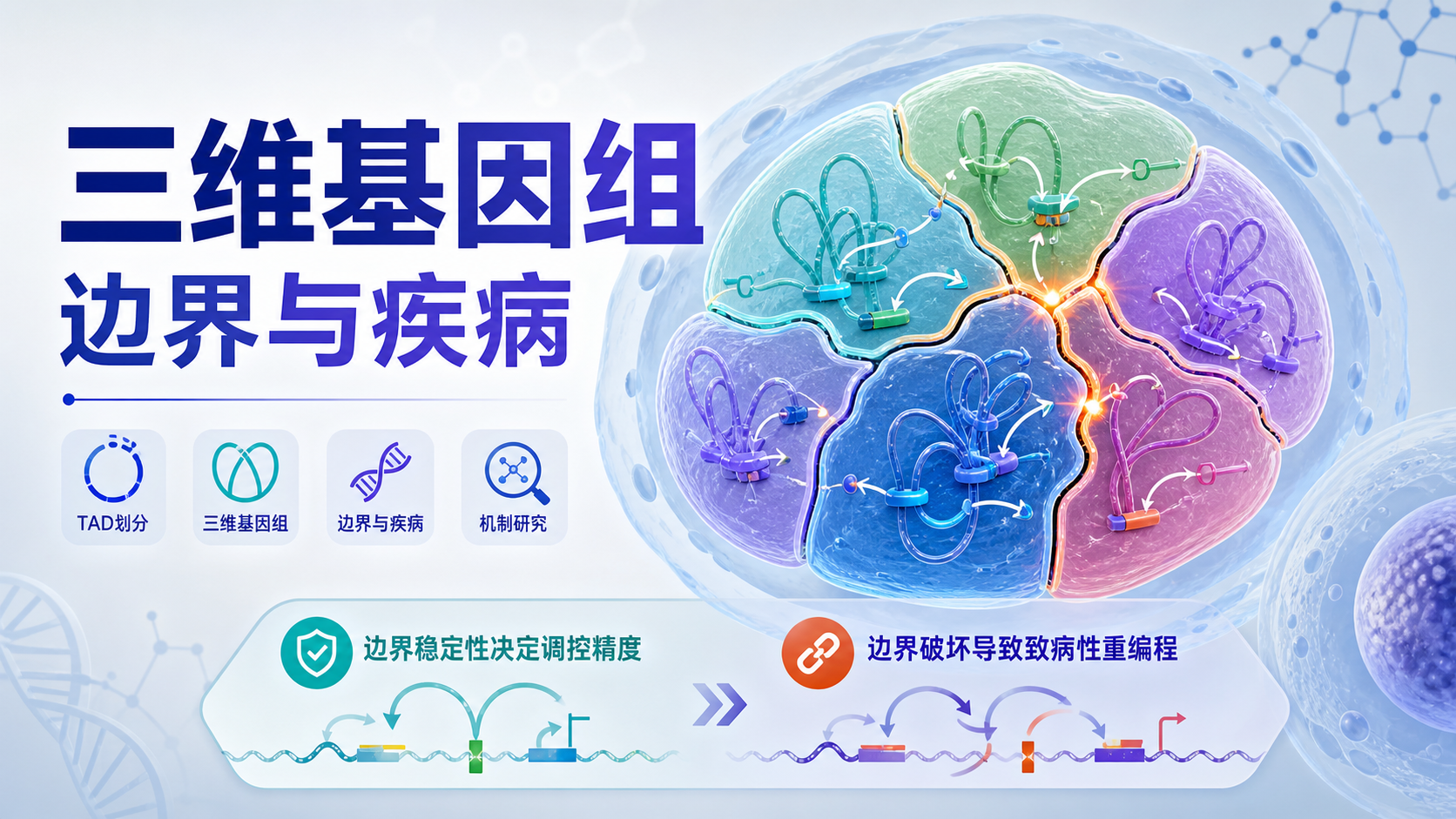 三维基因组学视角下TAD划分的生物学意义