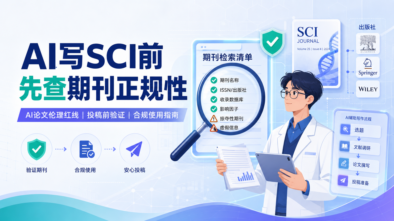 SCI期刊验证：AI辅助论文的伦理红线与实用技巧