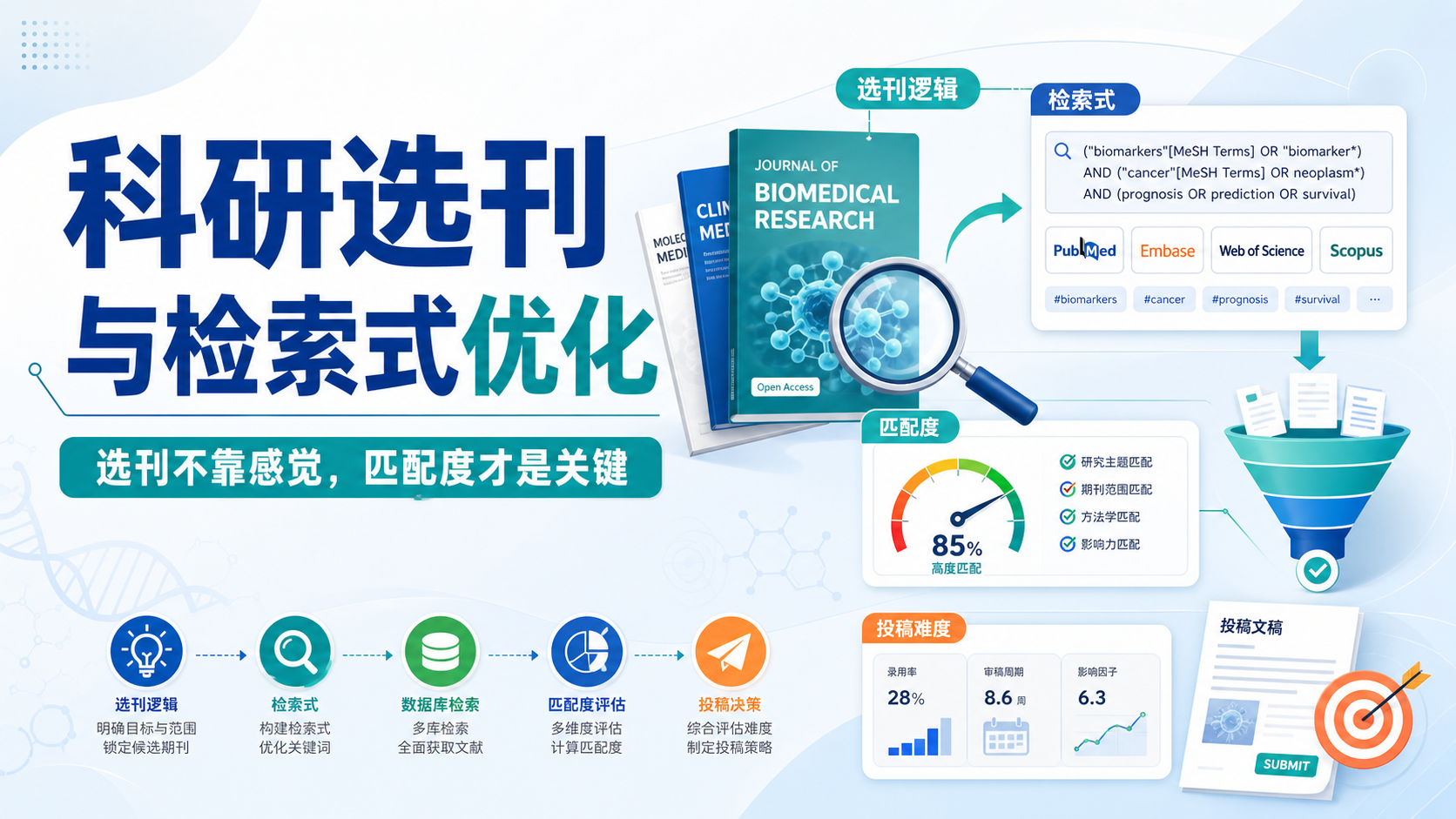 避坑指南：生物医学SCI选刊策略与检索式优化技巧
