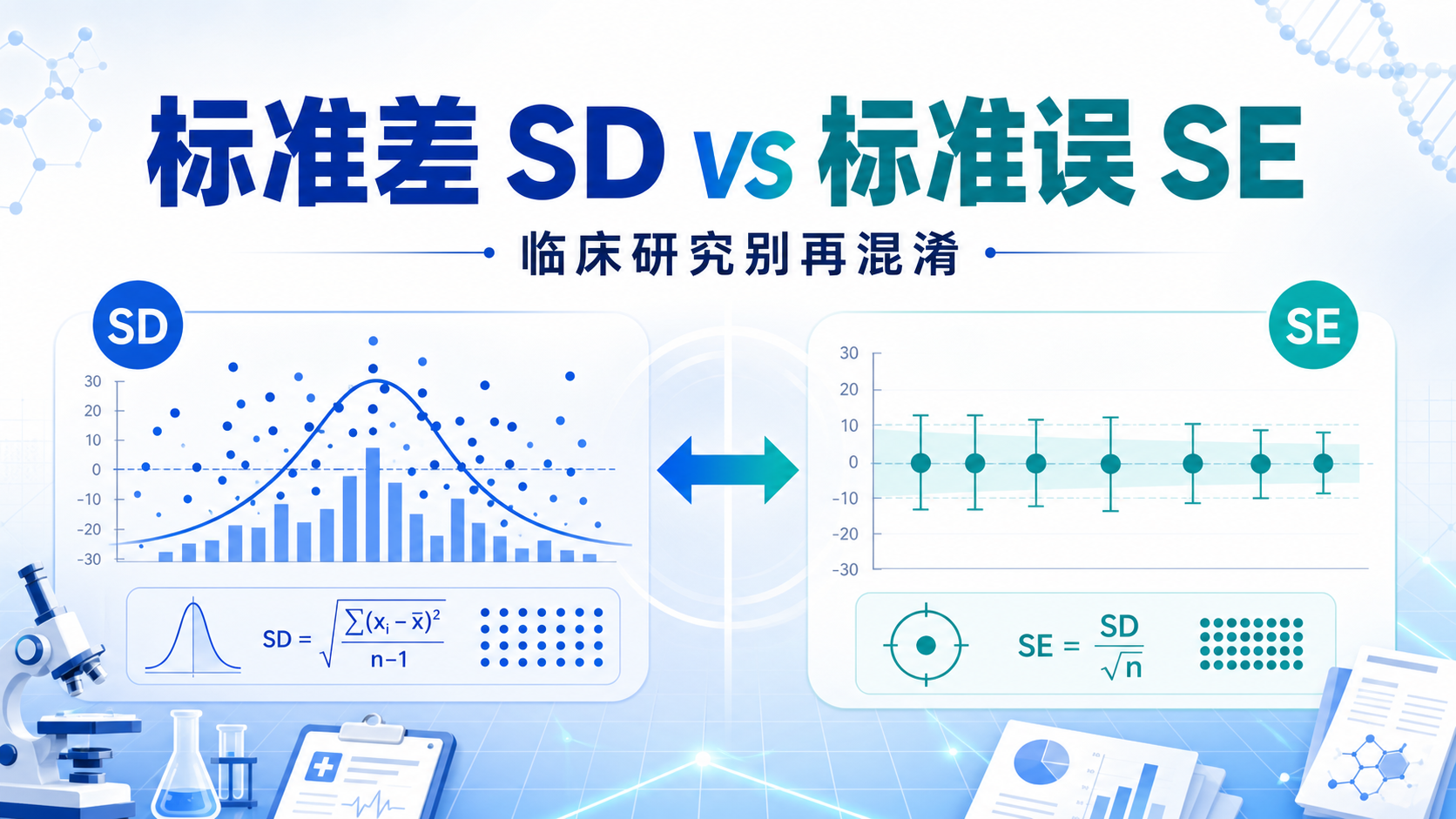 临床研究必知标准误与标准差的本质区别