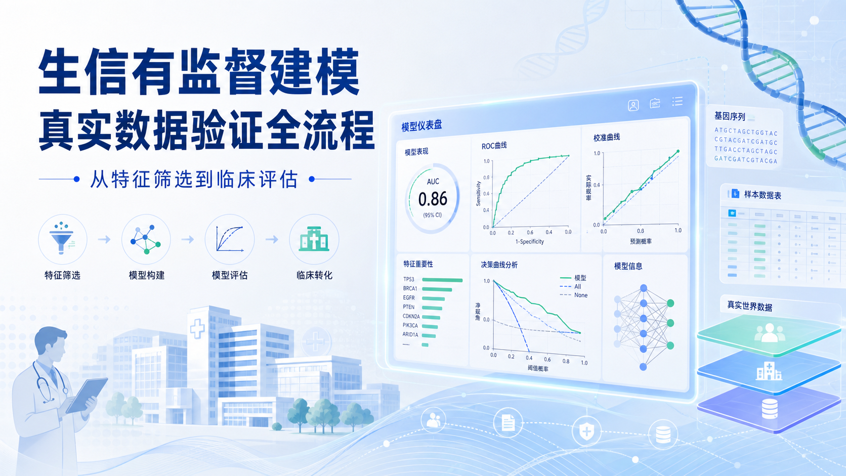 生信有监督建模：基于真实数据的效能评估