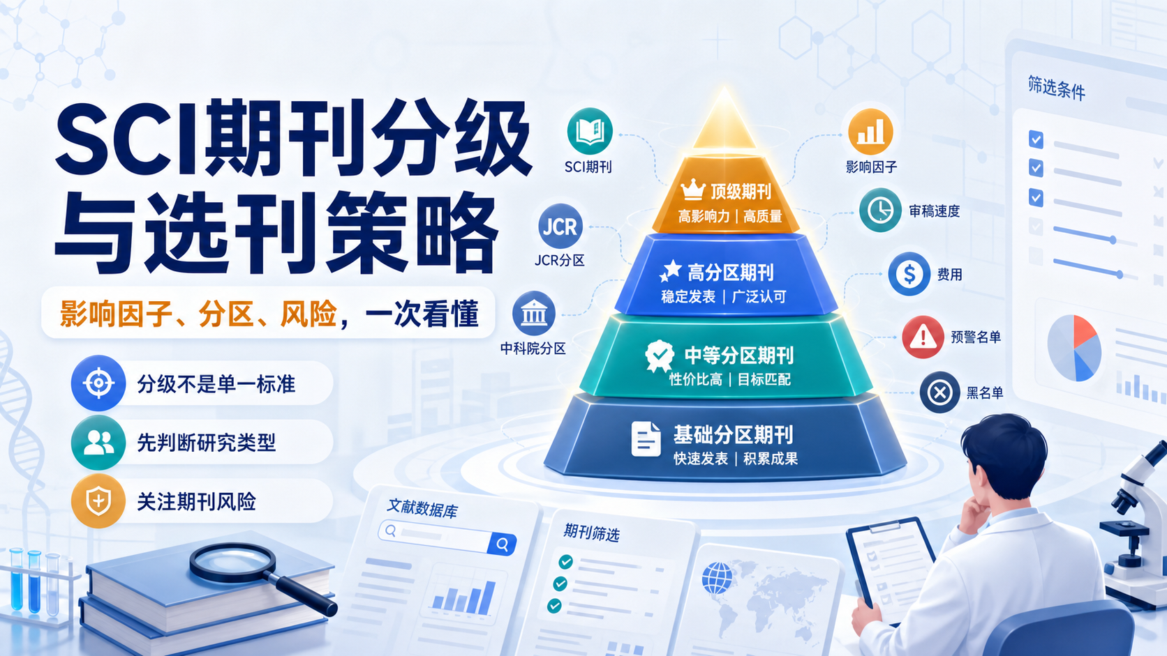 SCI期刊分级：医学研究者必知的选刊策略