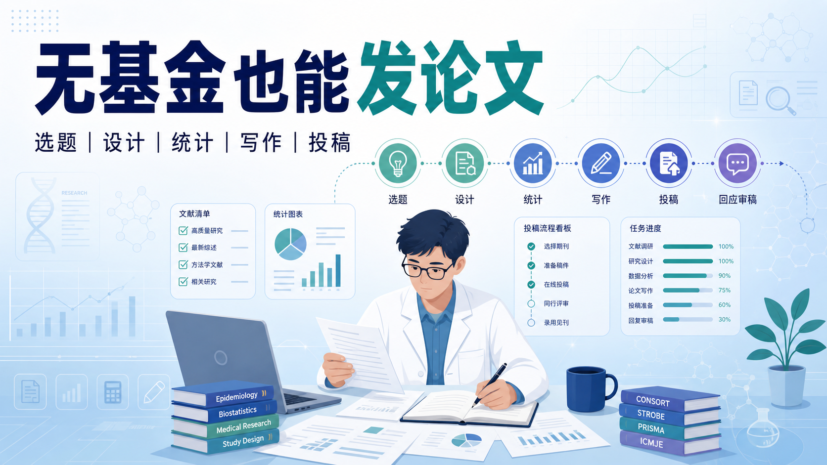 专业严谨的SCI发文技巧：无基金背景也能高效输出