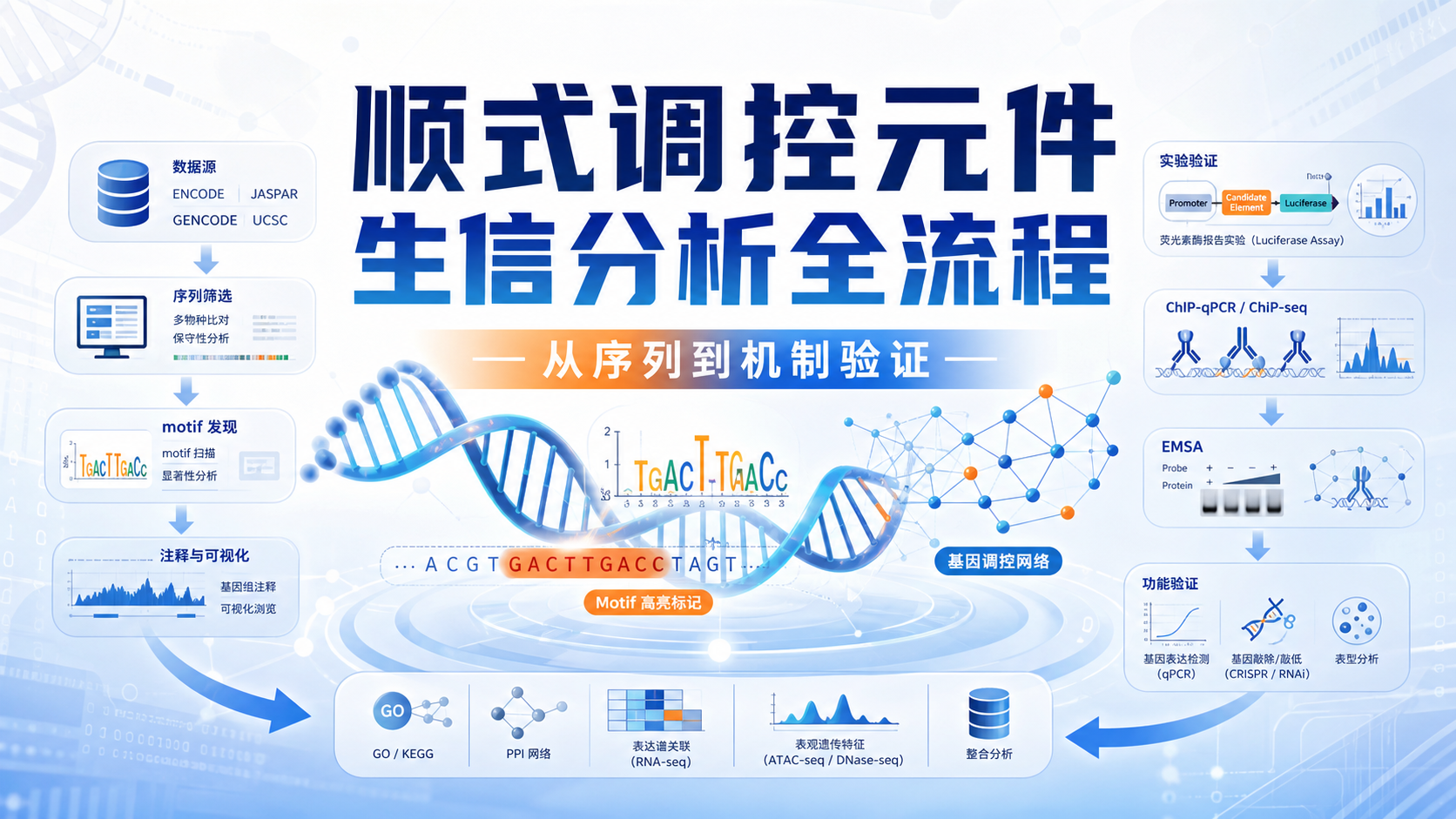 顺式调控元件生信分析:从序列到功能的完整流程