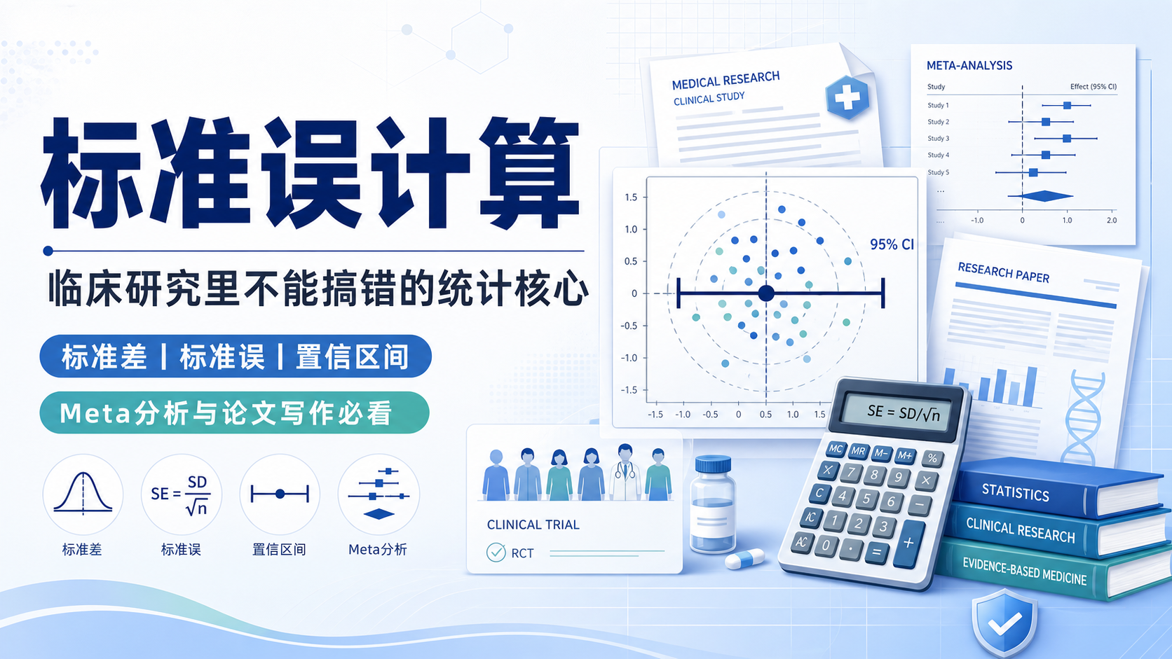 优化标准误计算：临床数据分析的核心步骤