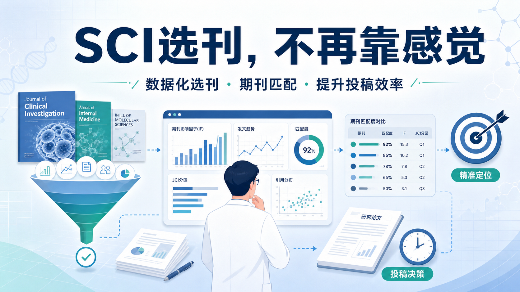 基于数据的SCI选刊：生物医学研究者的精准匹配法