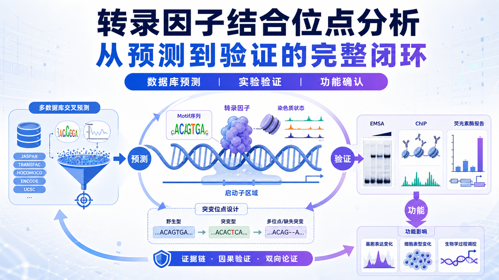 精准锁定转录因子结合位点:生信与实验验证策略
