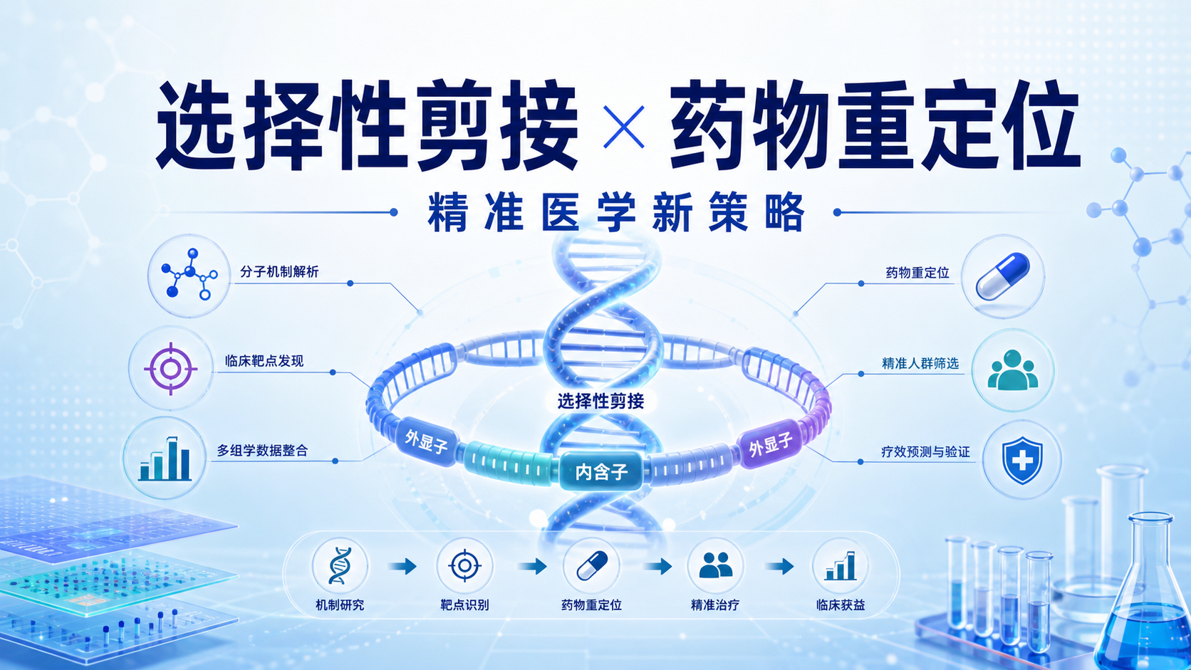 选择性剪接与药物重定位:精准医学新策略