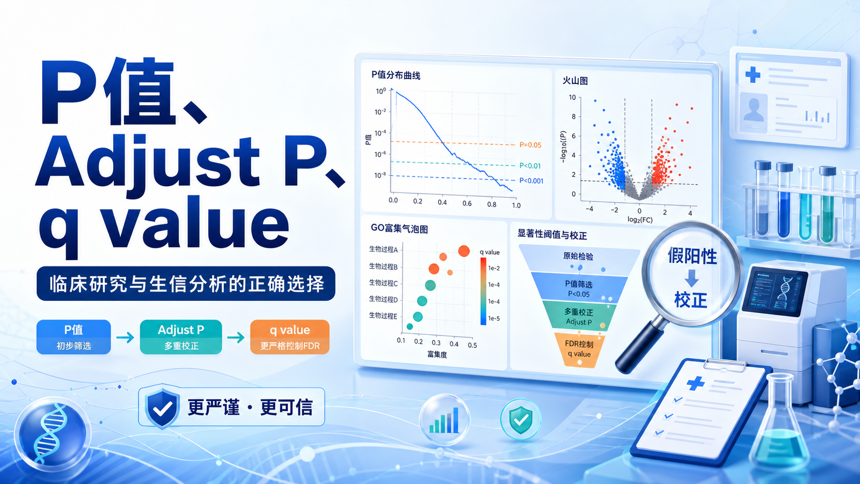 P值与Adjust P在生信与临床研究中的取舍