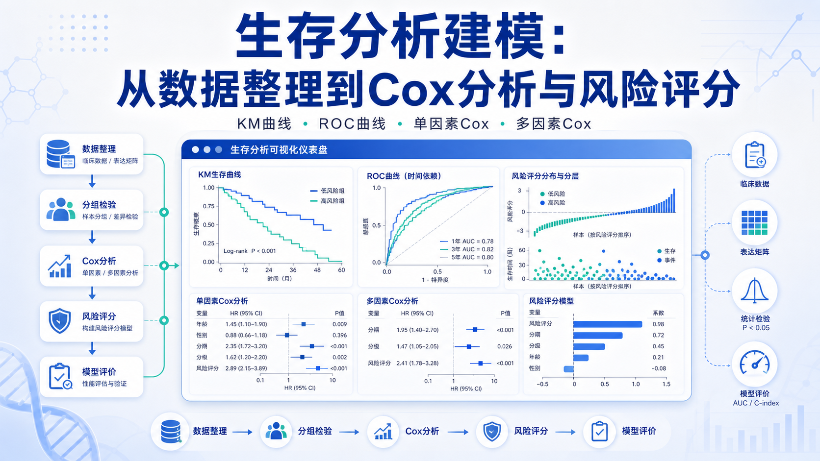 生存分析建模实战生信框架解析