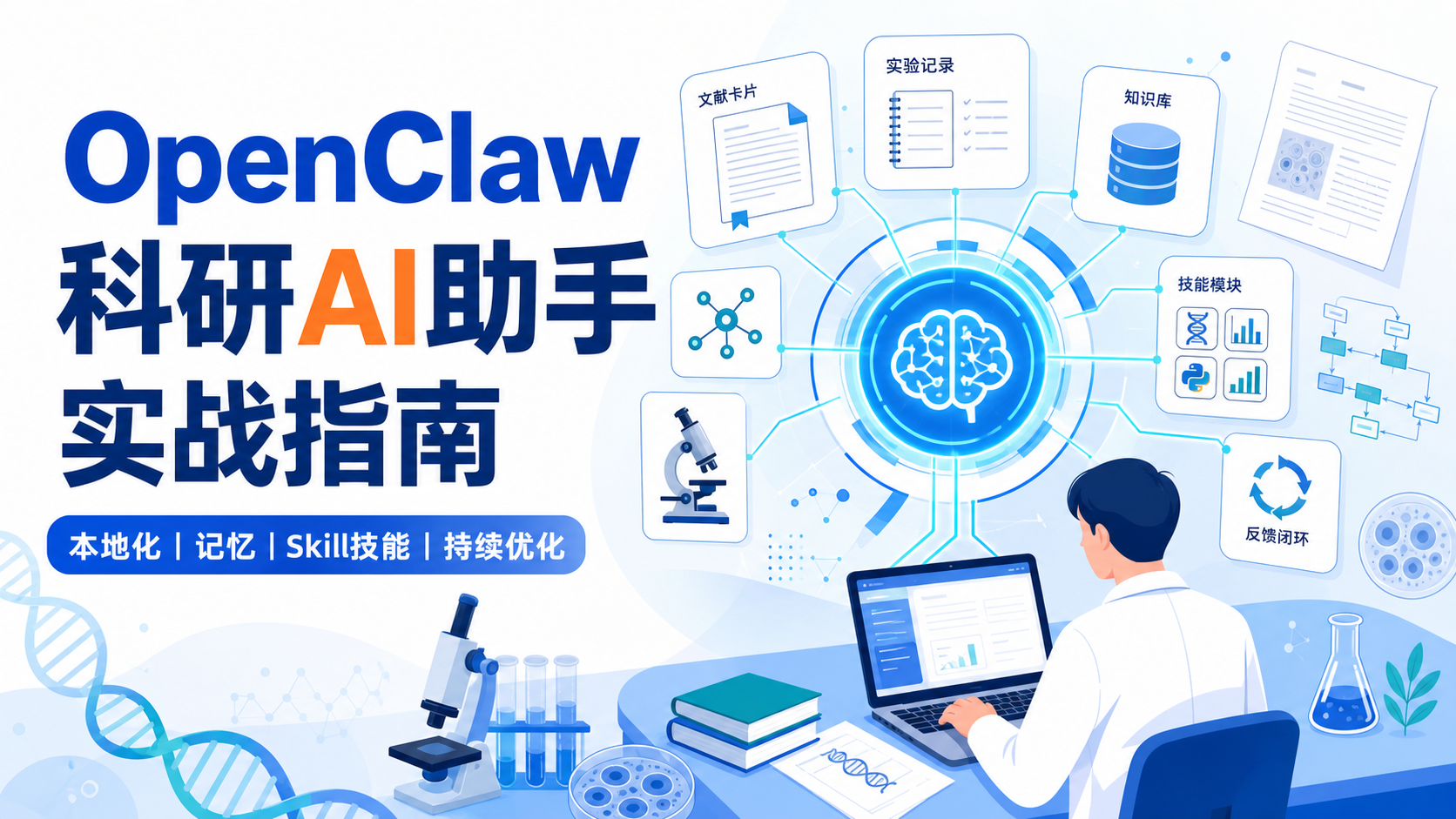 OpenClaw科研应用：从安装到技能优化，一篇讲透