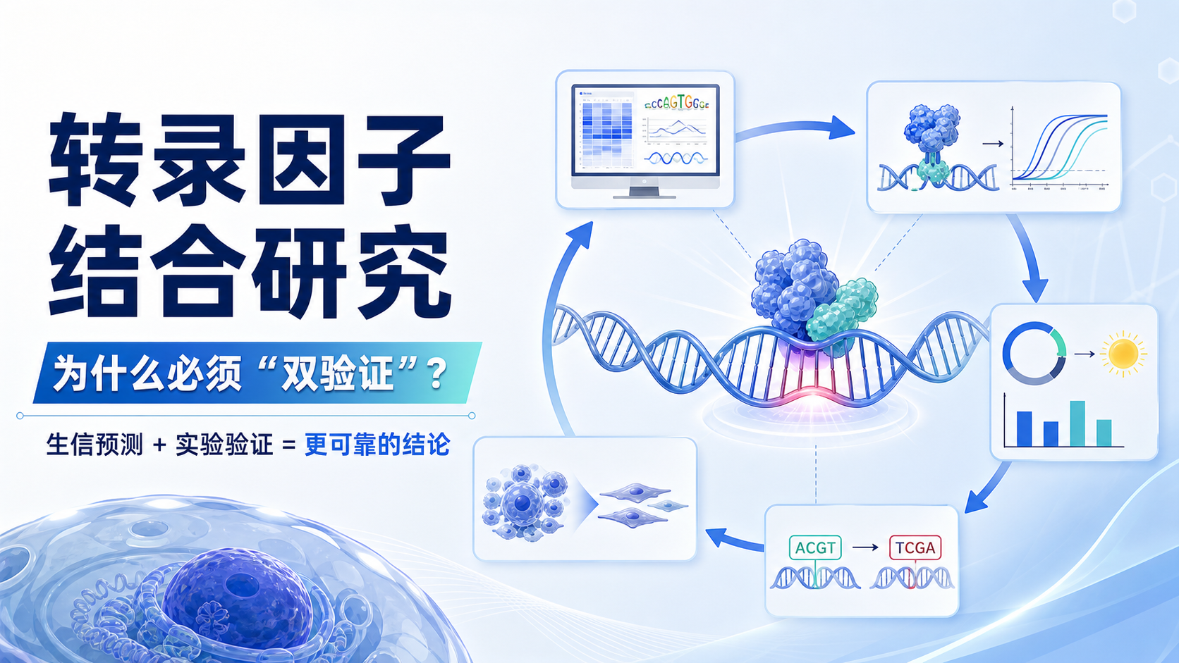 靶向转录因子结合：生信与实验双验证方法论