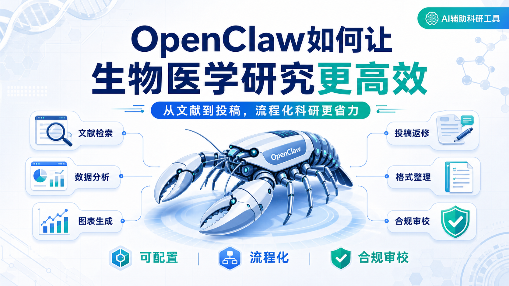 跨越代码门槛：OpenClaw龙虾在生物医学领域的应用全解析