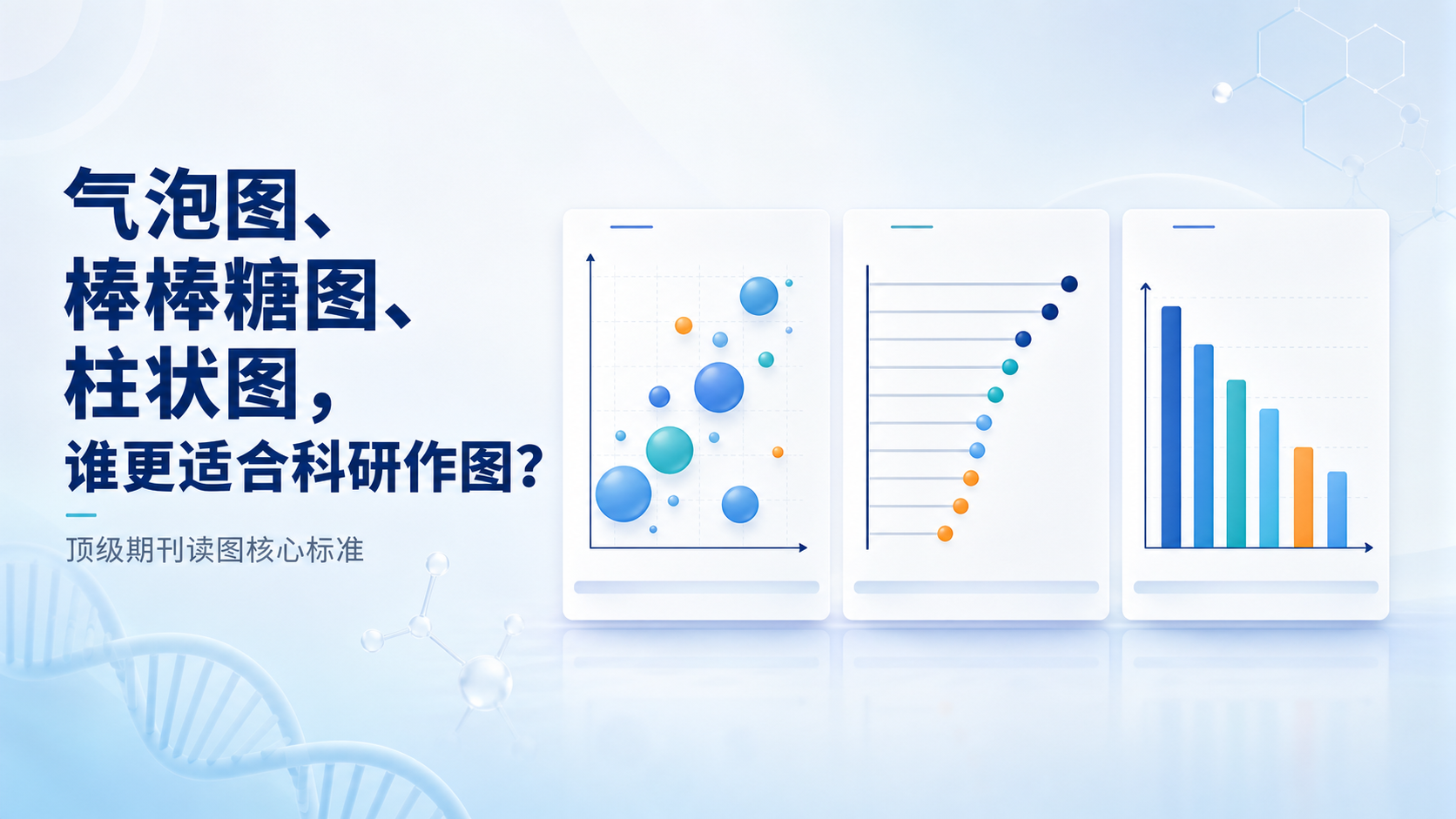 顶级期刊统计图解密：气泡图、棒棒糖图与柱状图