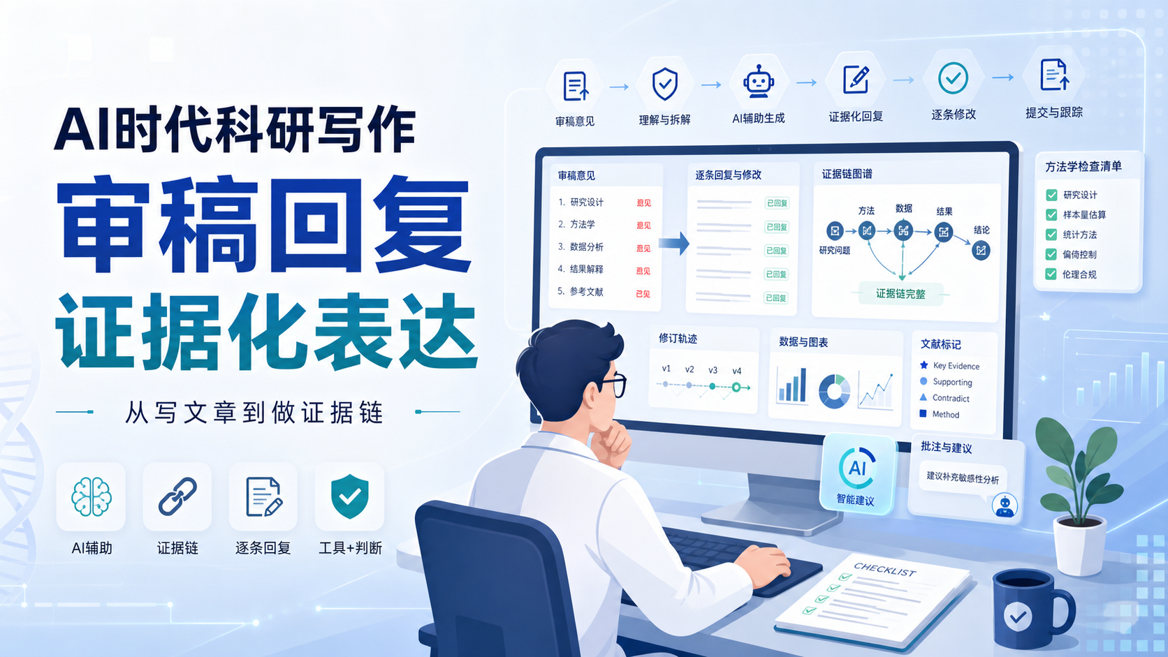 从数据到审稿回复：科研新范式中的人机协作