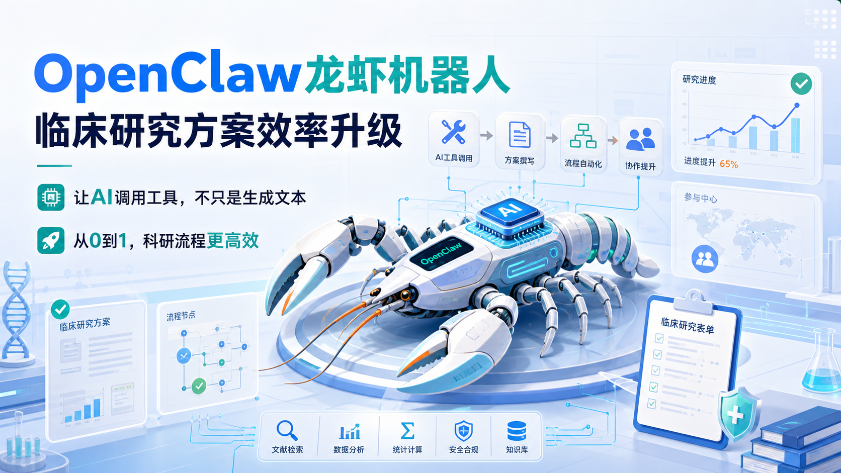 OpenClaw龙虾机器人:颠覆临床研究方案的高效工具