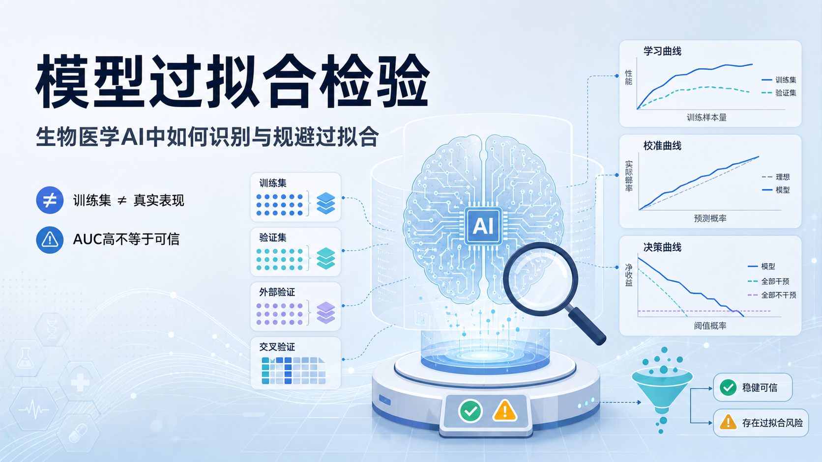 模型过拟合检验：如何避免生物医学AI研究的“虚假繁荣“