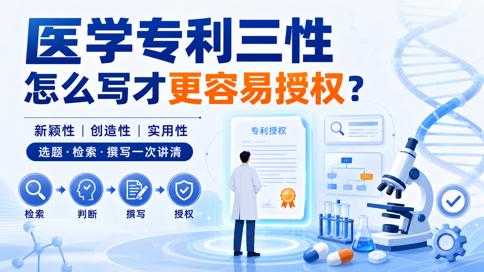 突破三性难题：医学专利撰写从入门到精通的严谨指南