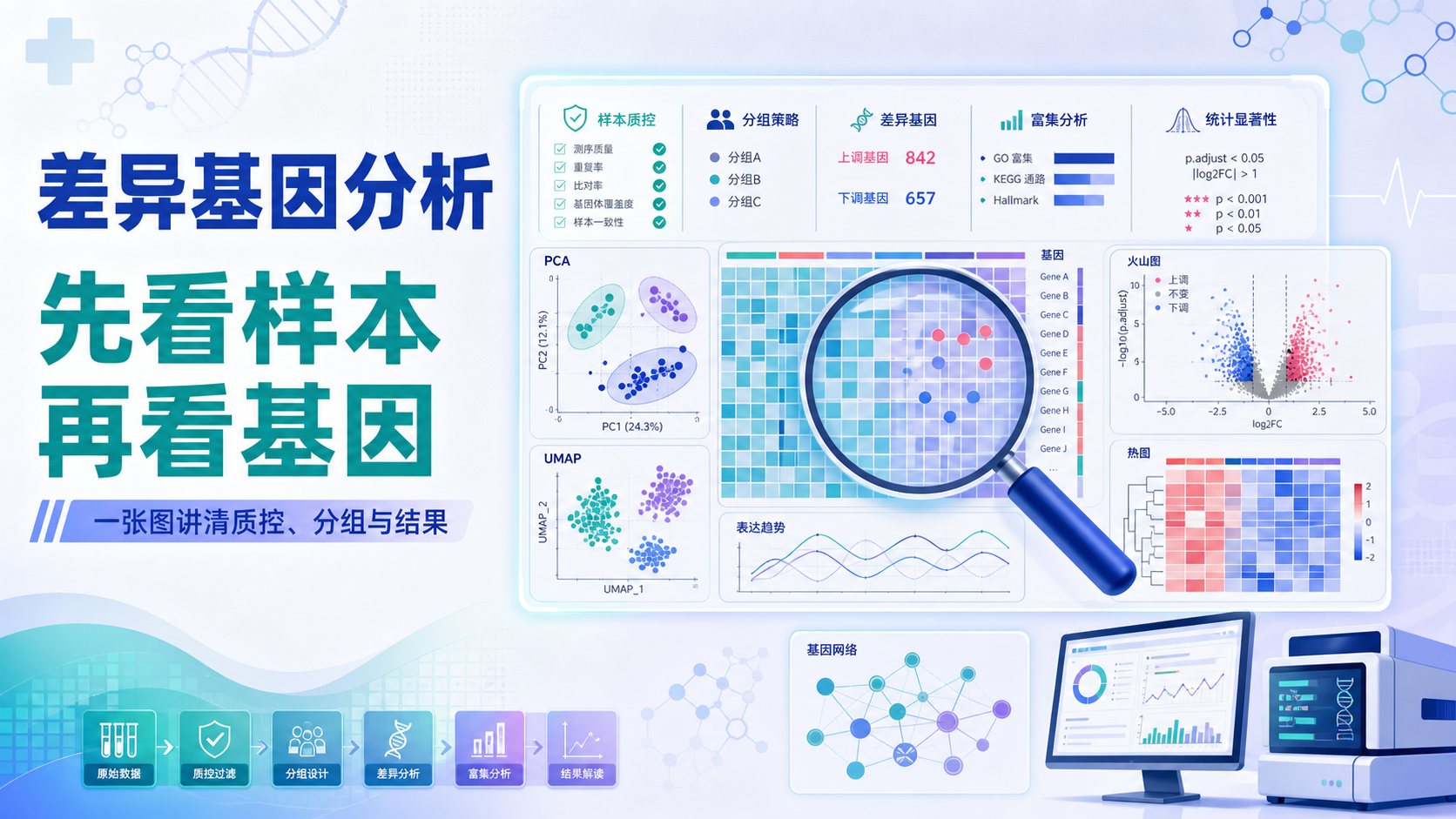 生信分析必知：差异基因与分组策略解读