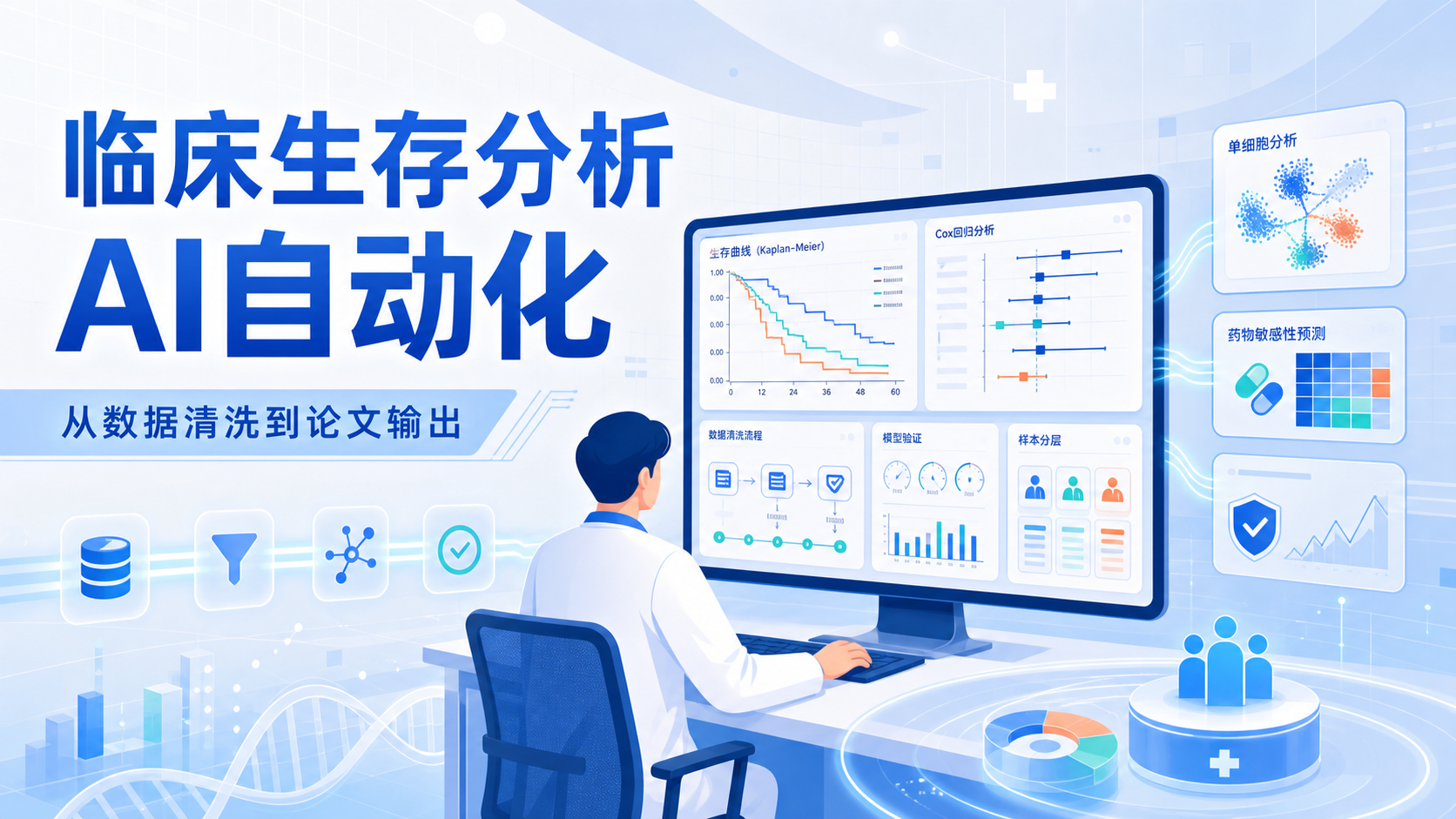 临床生存分析新利器:AI自动化分析流程揭秘