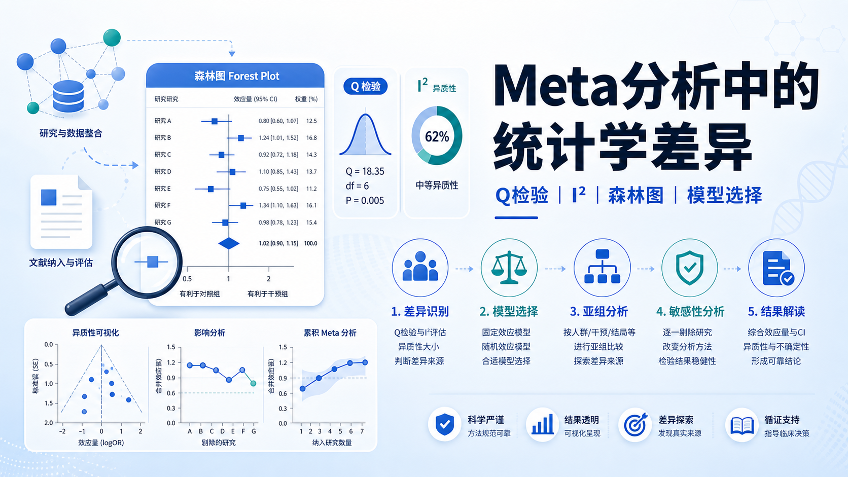 统计学差异在Meta分析中的核心价值:临床与科研必备