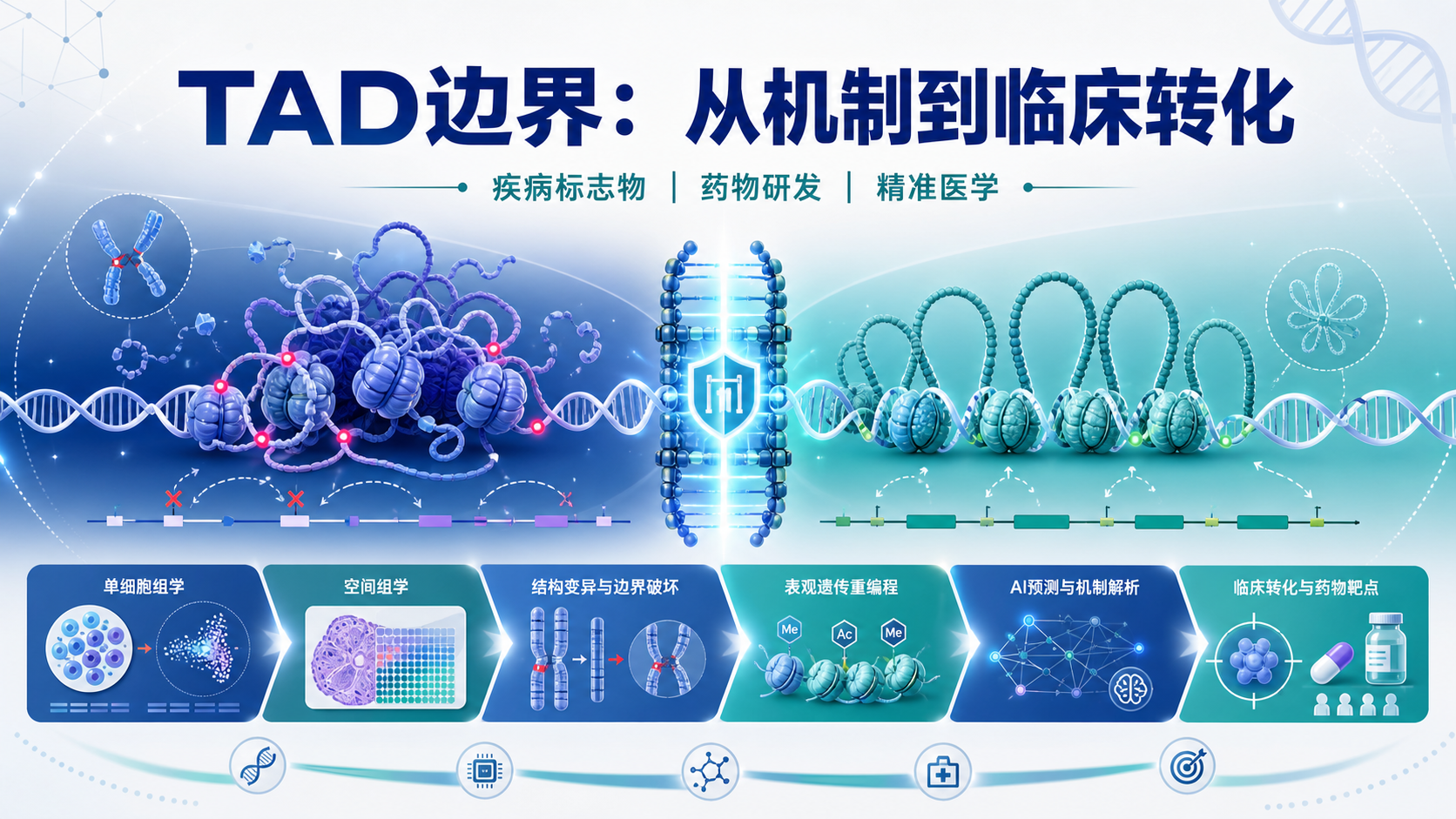 TAD边界的生物医学前沿：研究热点与临床转化