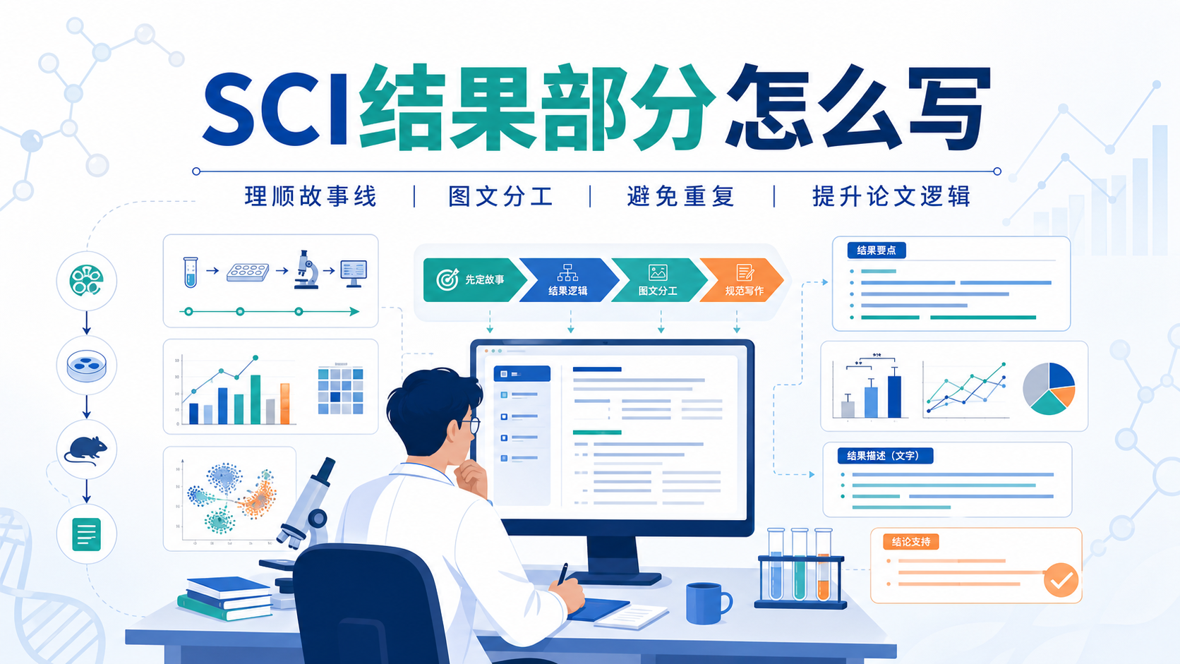 SCI写作逻辑梳理：从实验到论文的严谨表达