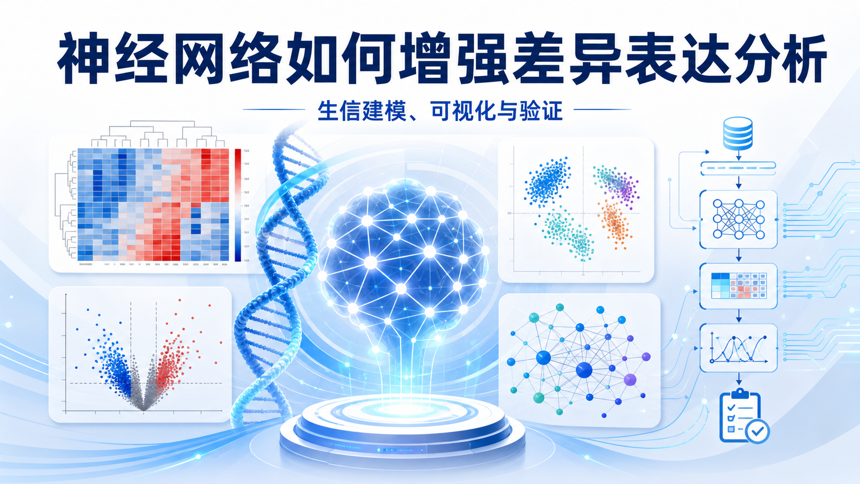神经网络加速生信：差异表达分析与可视化新策略