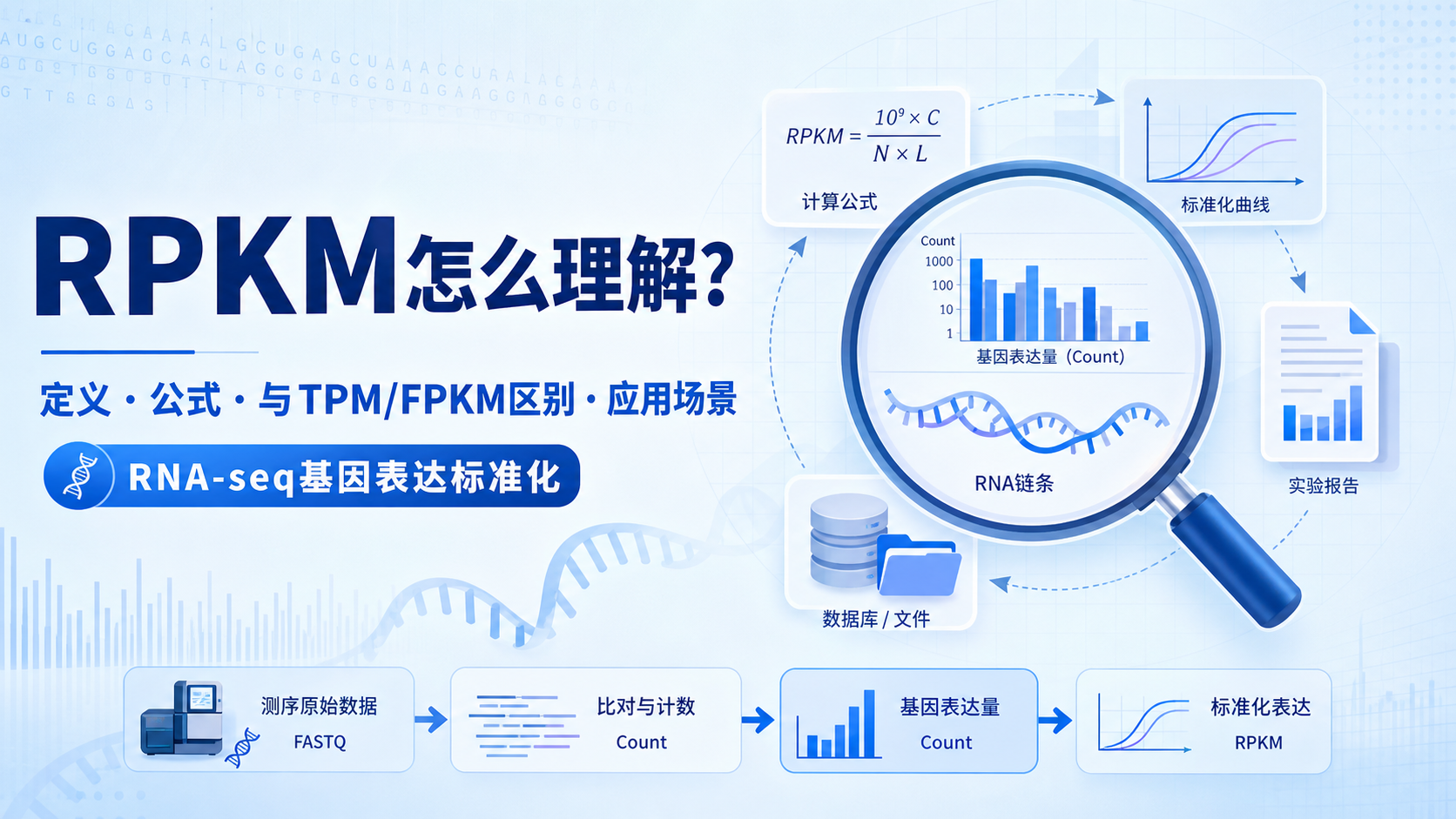 RPKM计算原理及其在基因表达分析中的应用