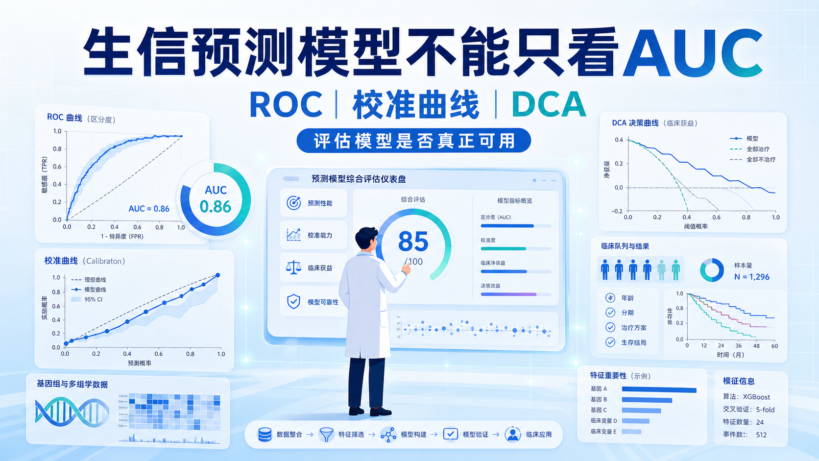 构建高质量生信预测模型的三个关键指标
