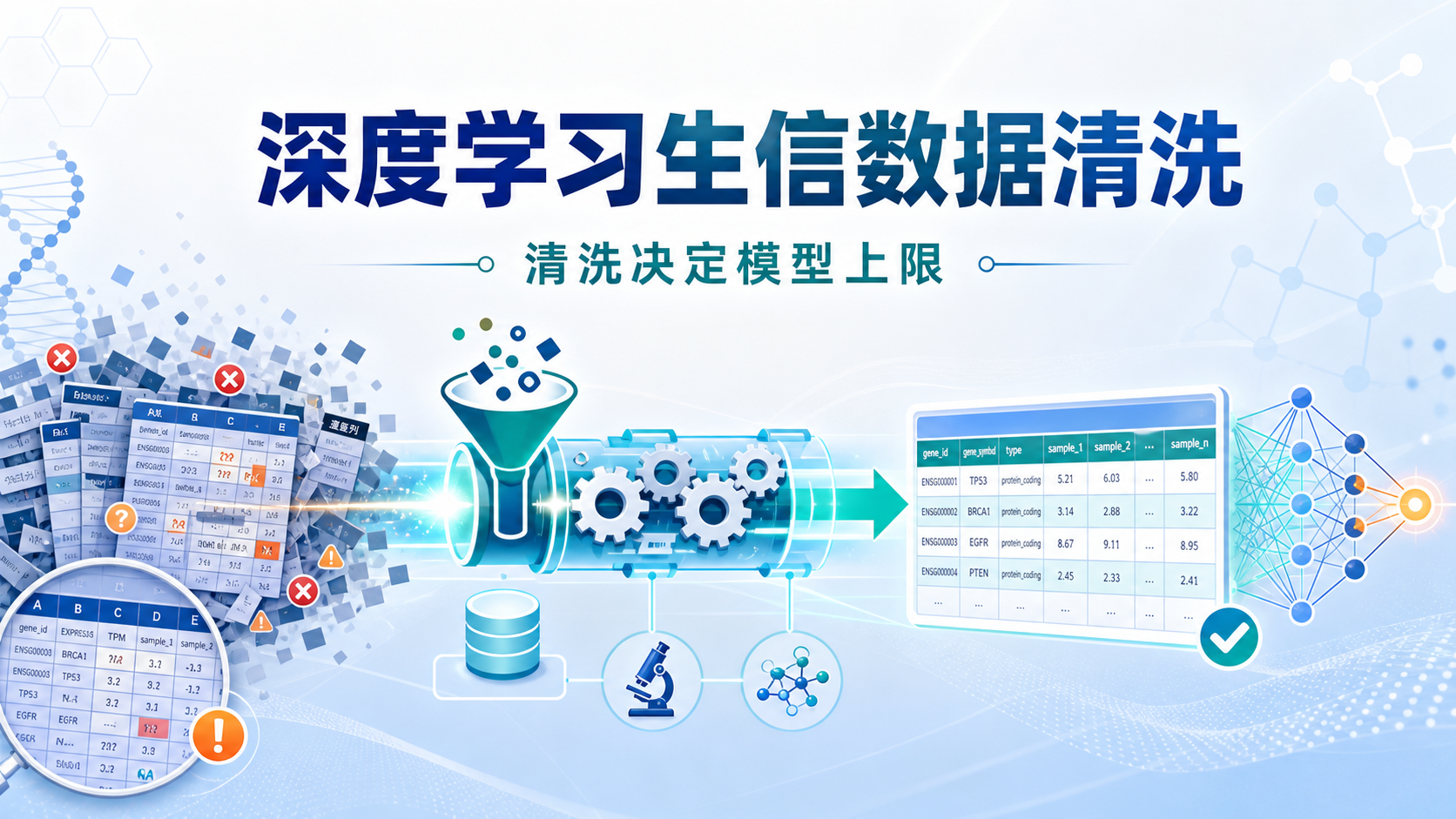 深度学习生信数据清洗与模型效能解析