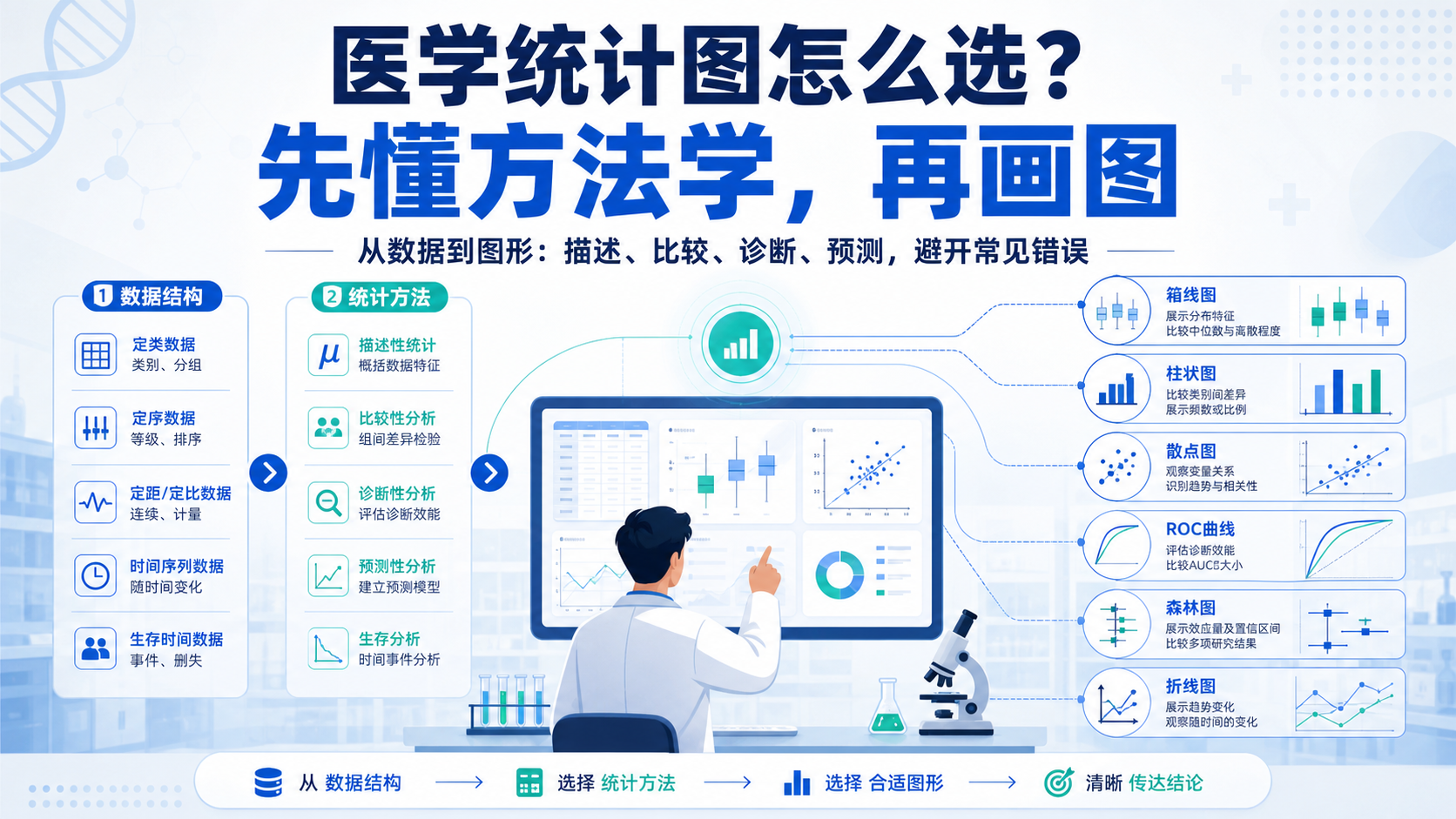 医学科研统计绘图：从数据到结论的桥梁