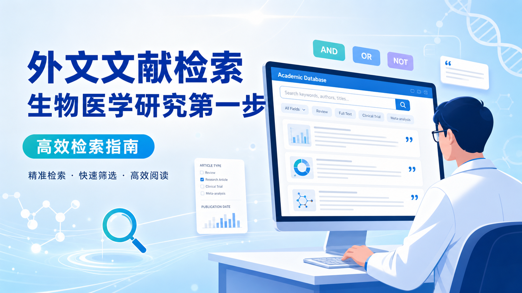 精准检索外文文献：生物医学研究的必备技能