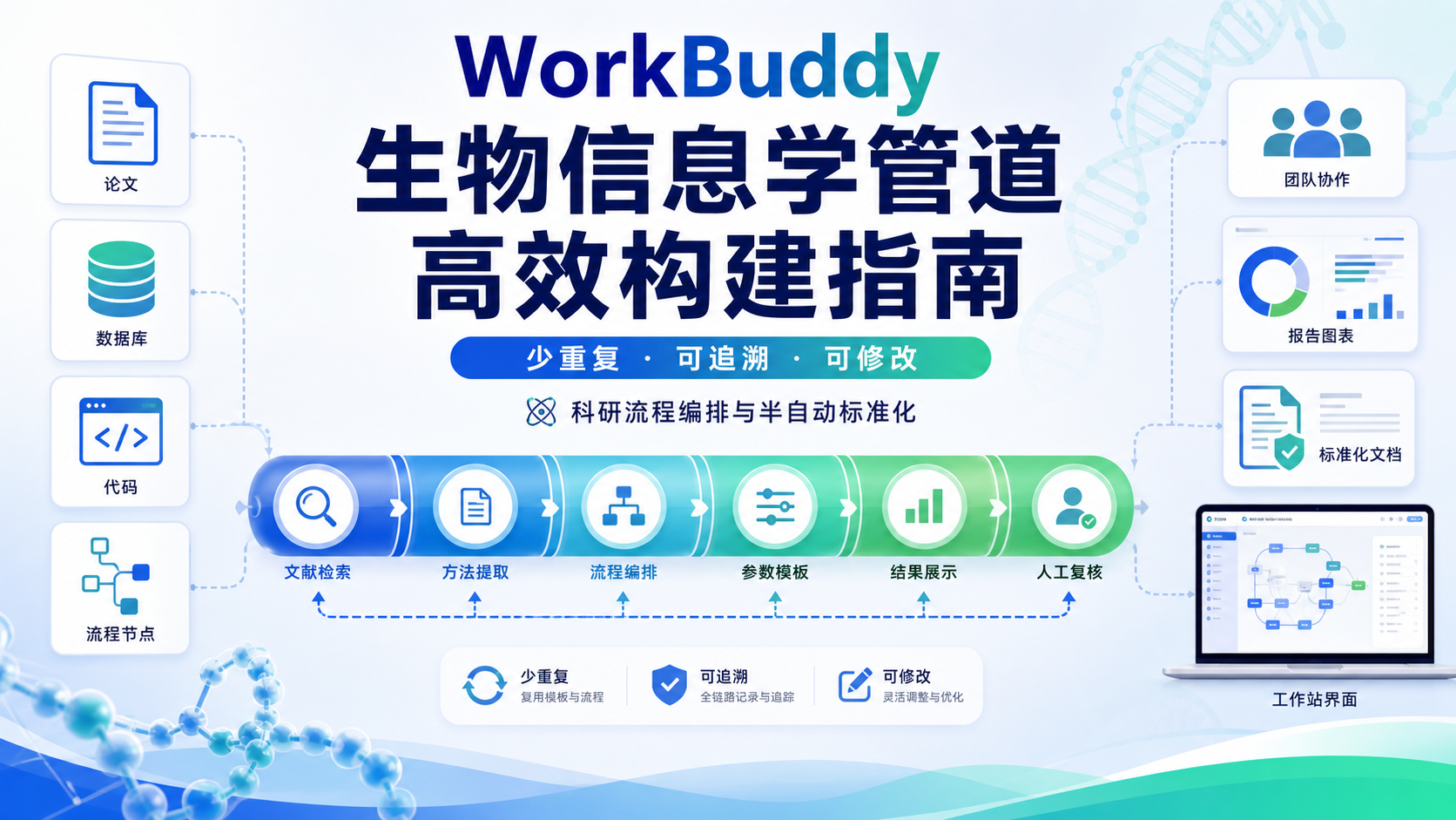 基于WorkBuddy的生物信息学管道高效构建指南