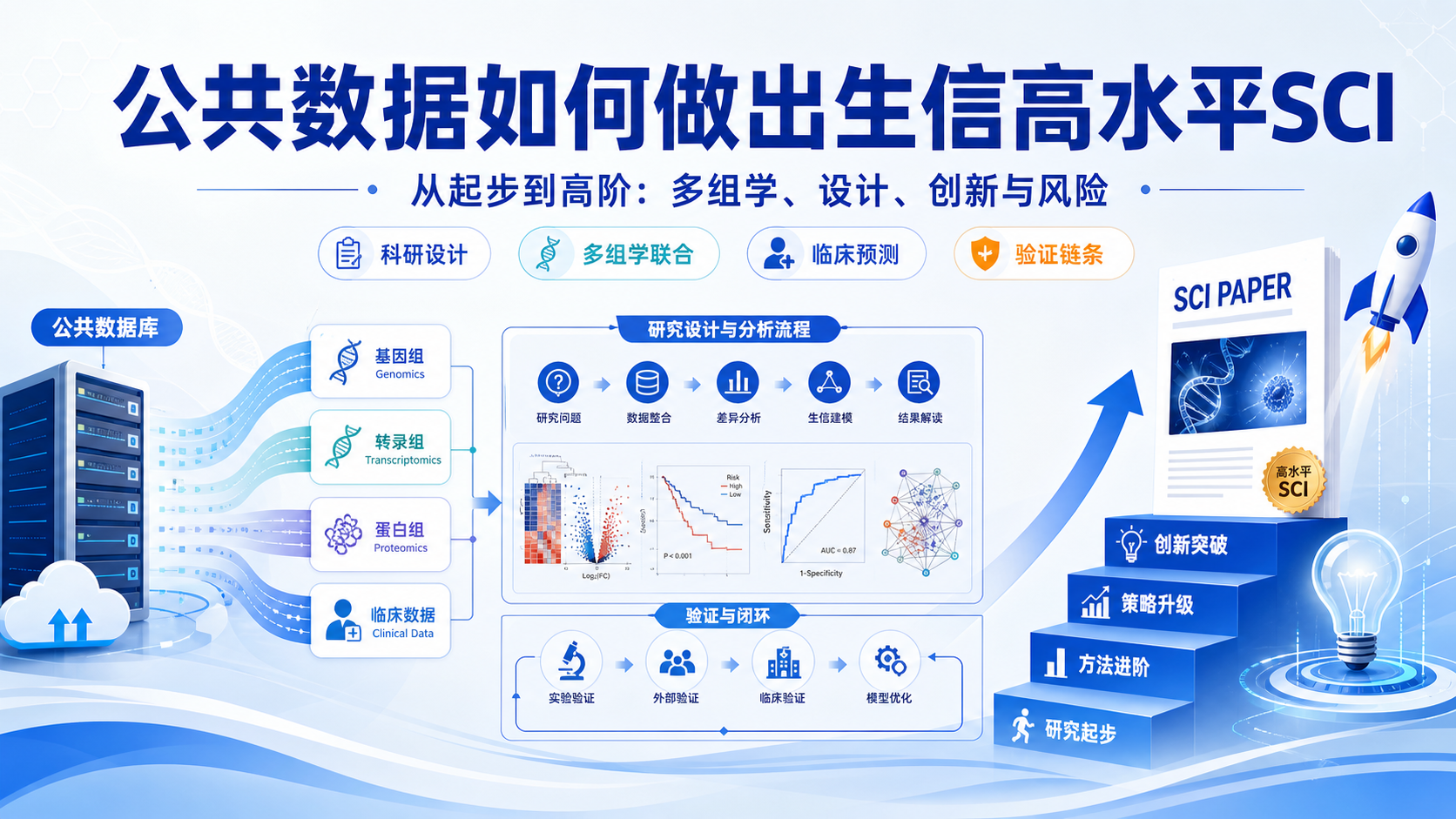 生信SCI数据挖掘高阶技能：从公共数据到学术创新