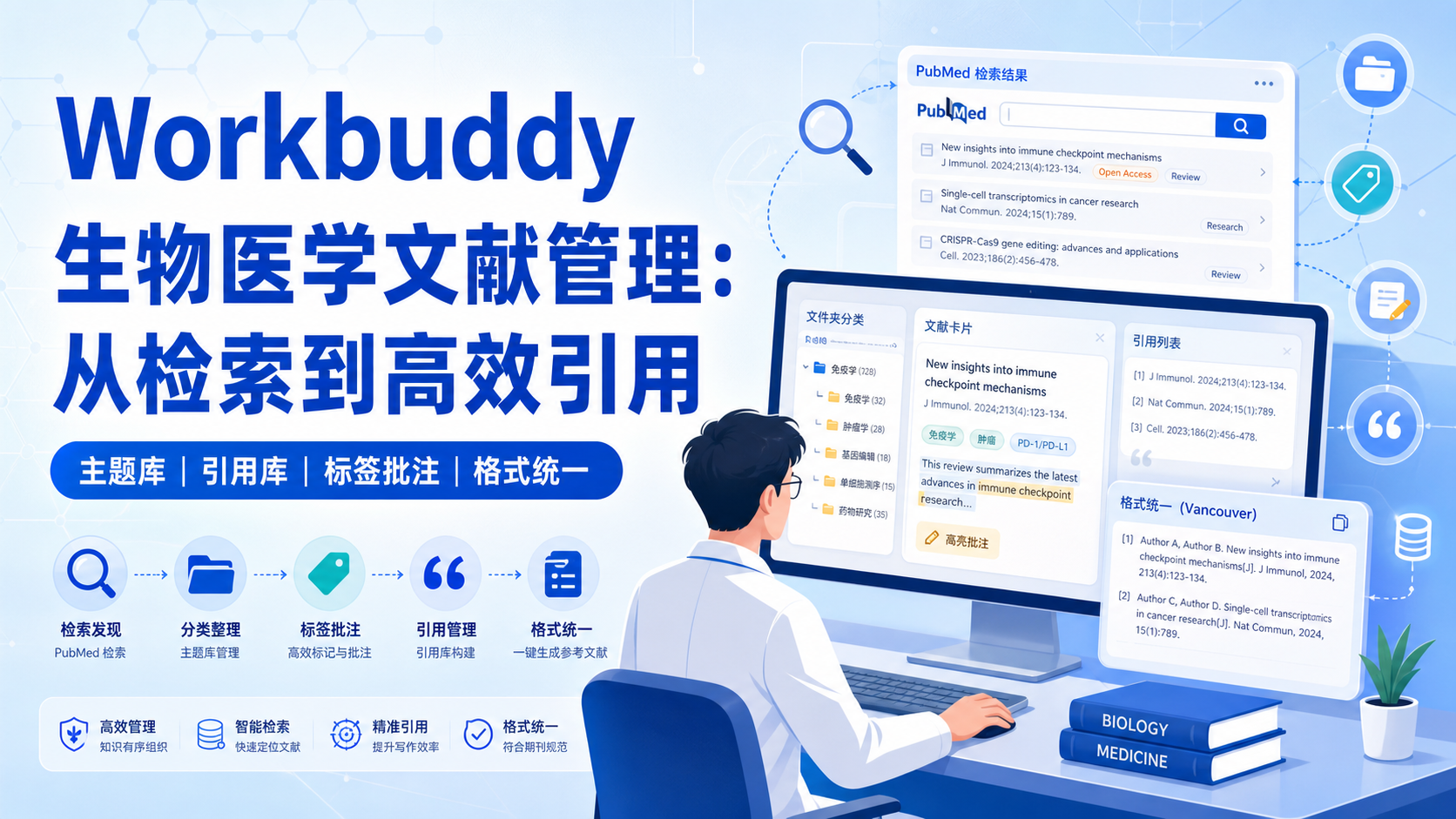 Workbuddy在生物医学文献管理中的专业应用技巧