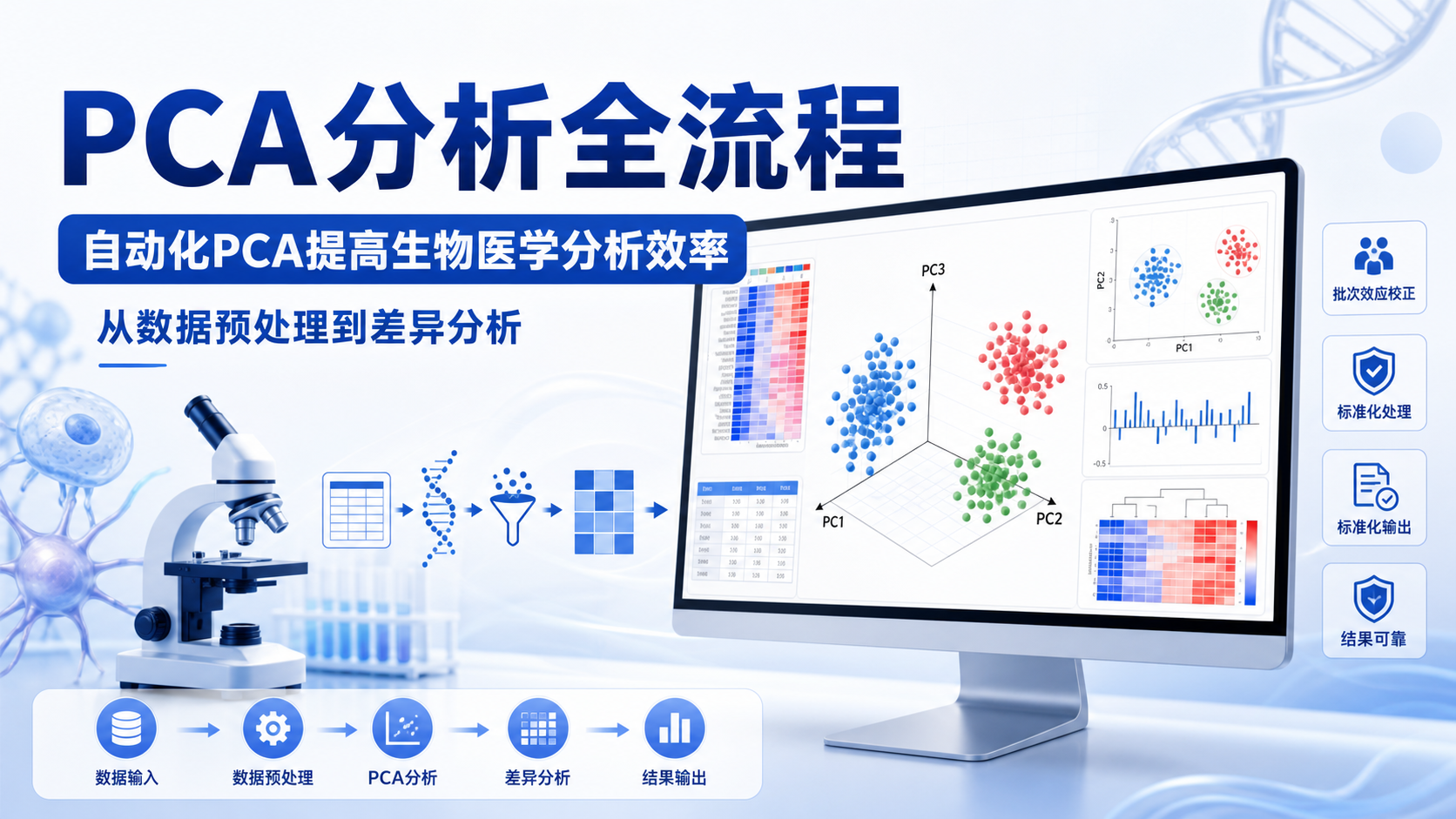 生物医学PCA分析自动化：从数据到可视化一站搞定