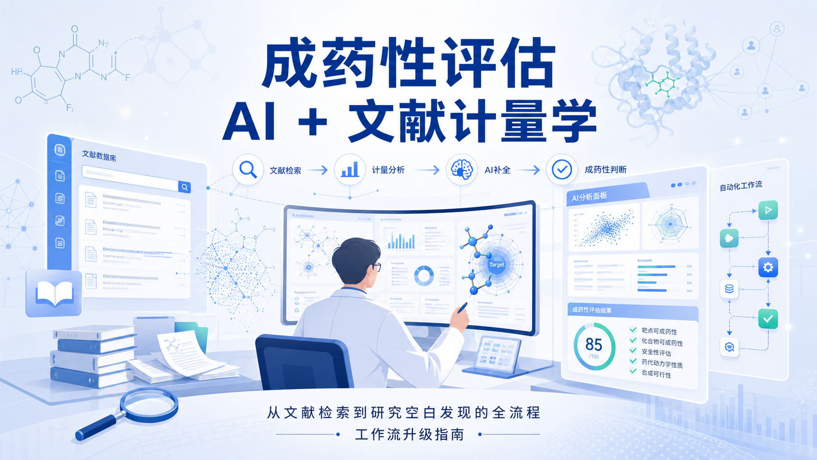 基于Workbuddy的成药性评估：文献计量学与AI融合新范式