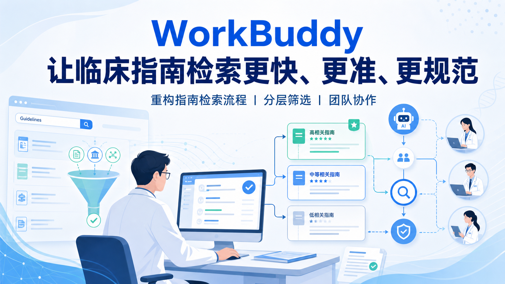 WorkBuddy革新临床指南检索:医生效率提升十倍