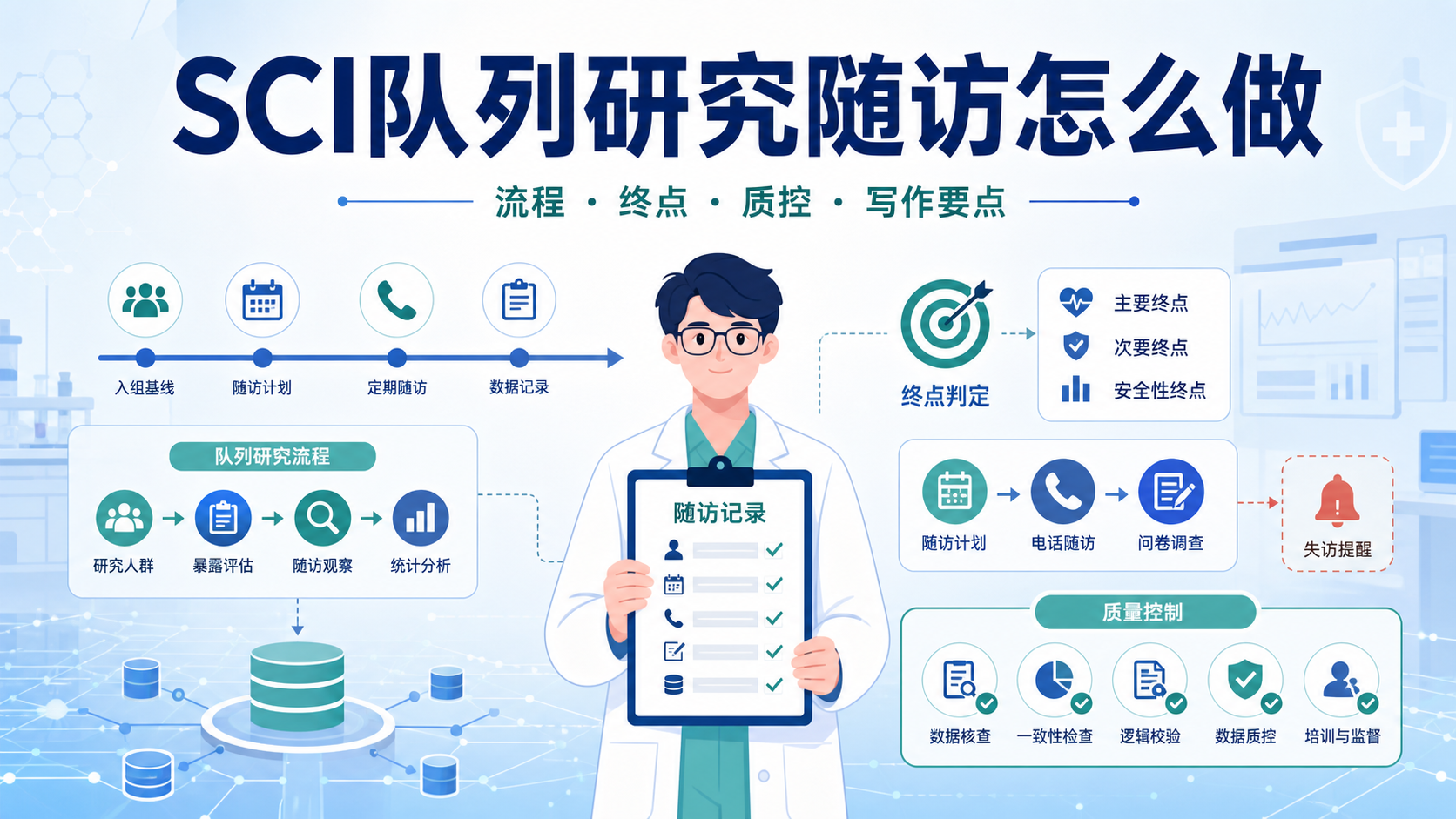 队列研究成功基石：SCI论文的规范随访流程