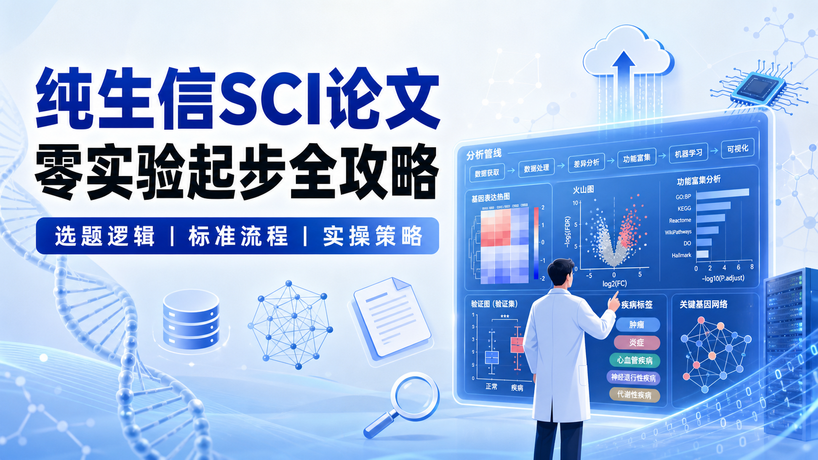 纯生信发文策略：零实验、零经费也能发SCI